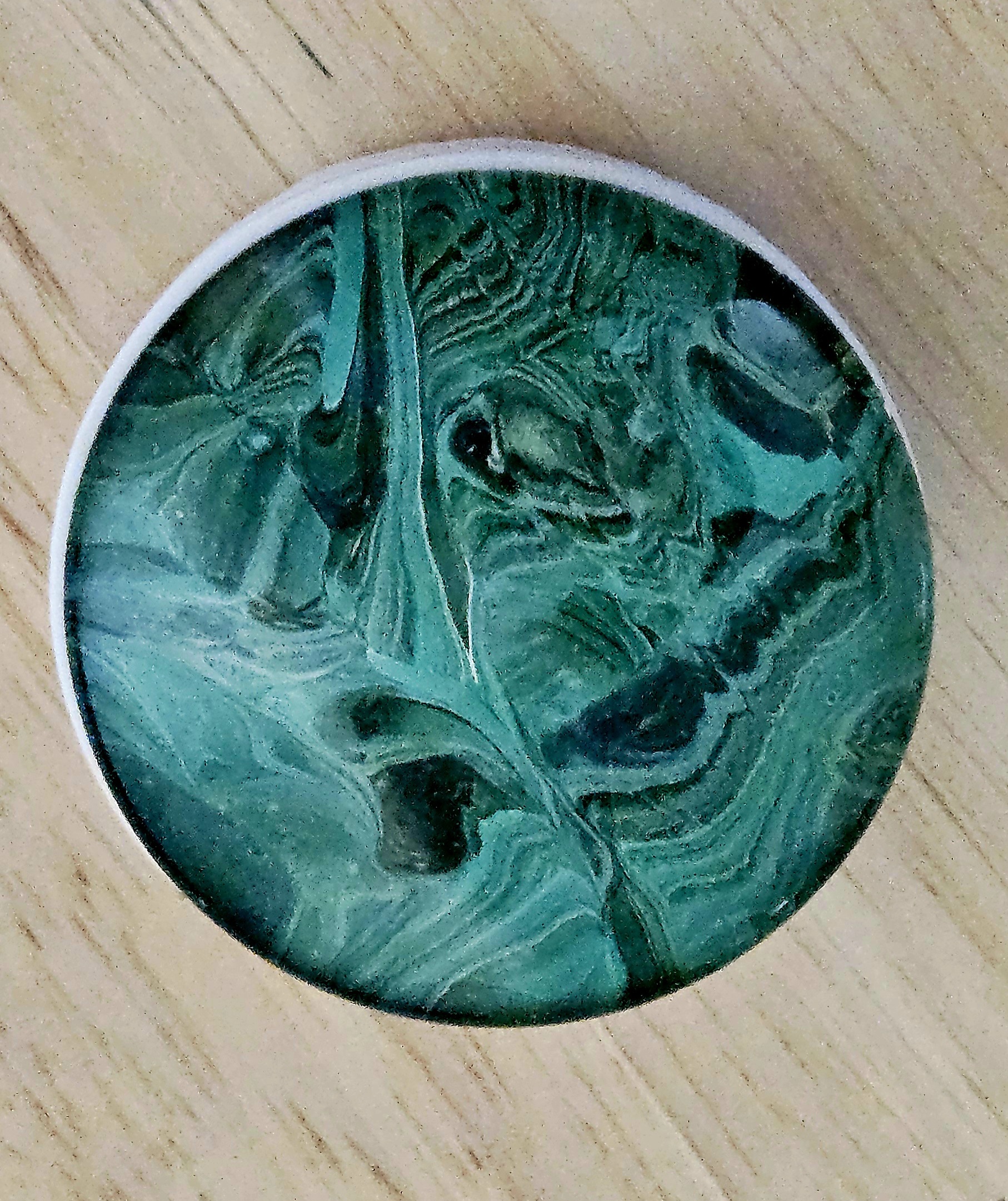 Green Marble Pop Socket