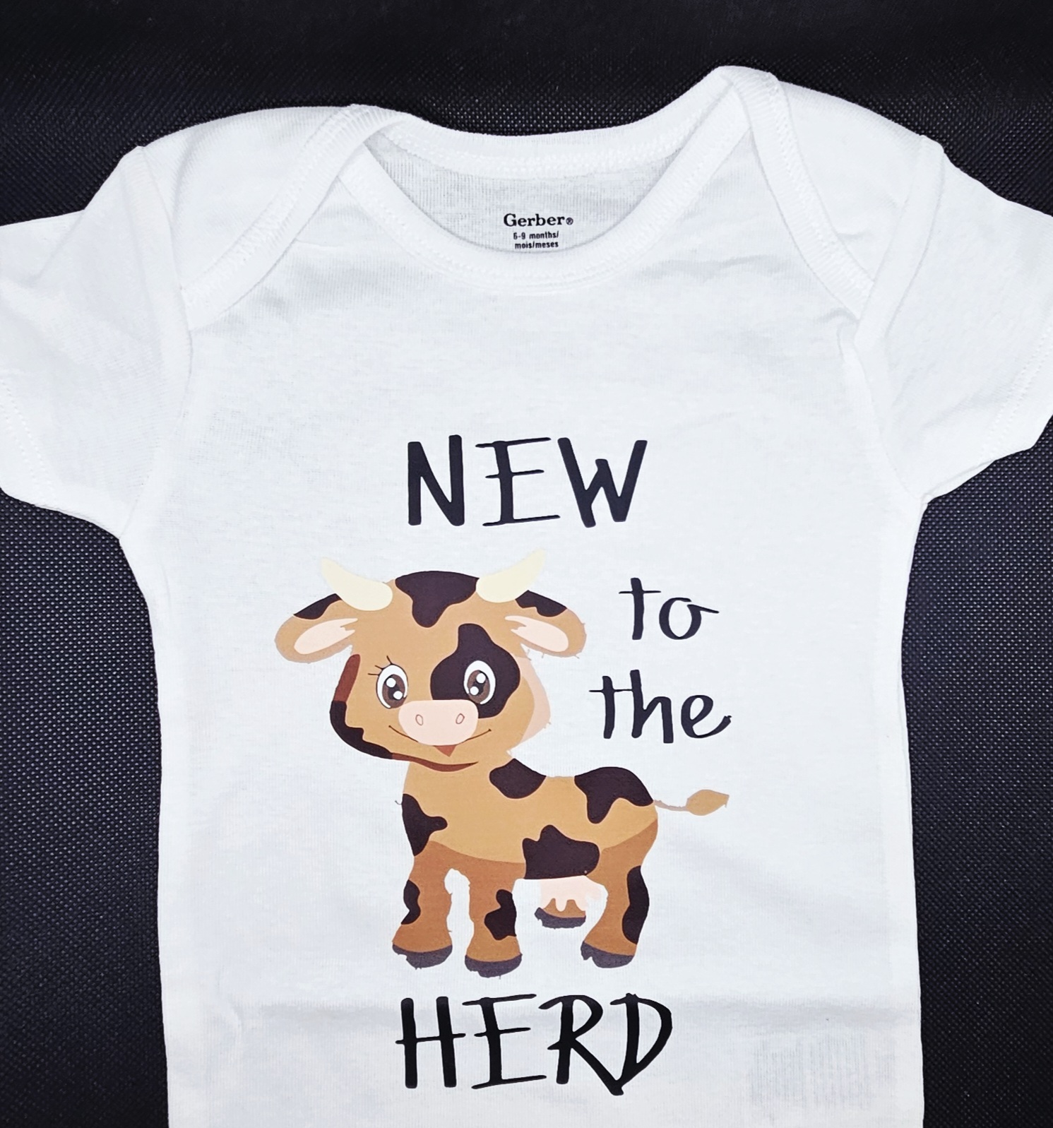 Baby Bodysuit - New to the Herd