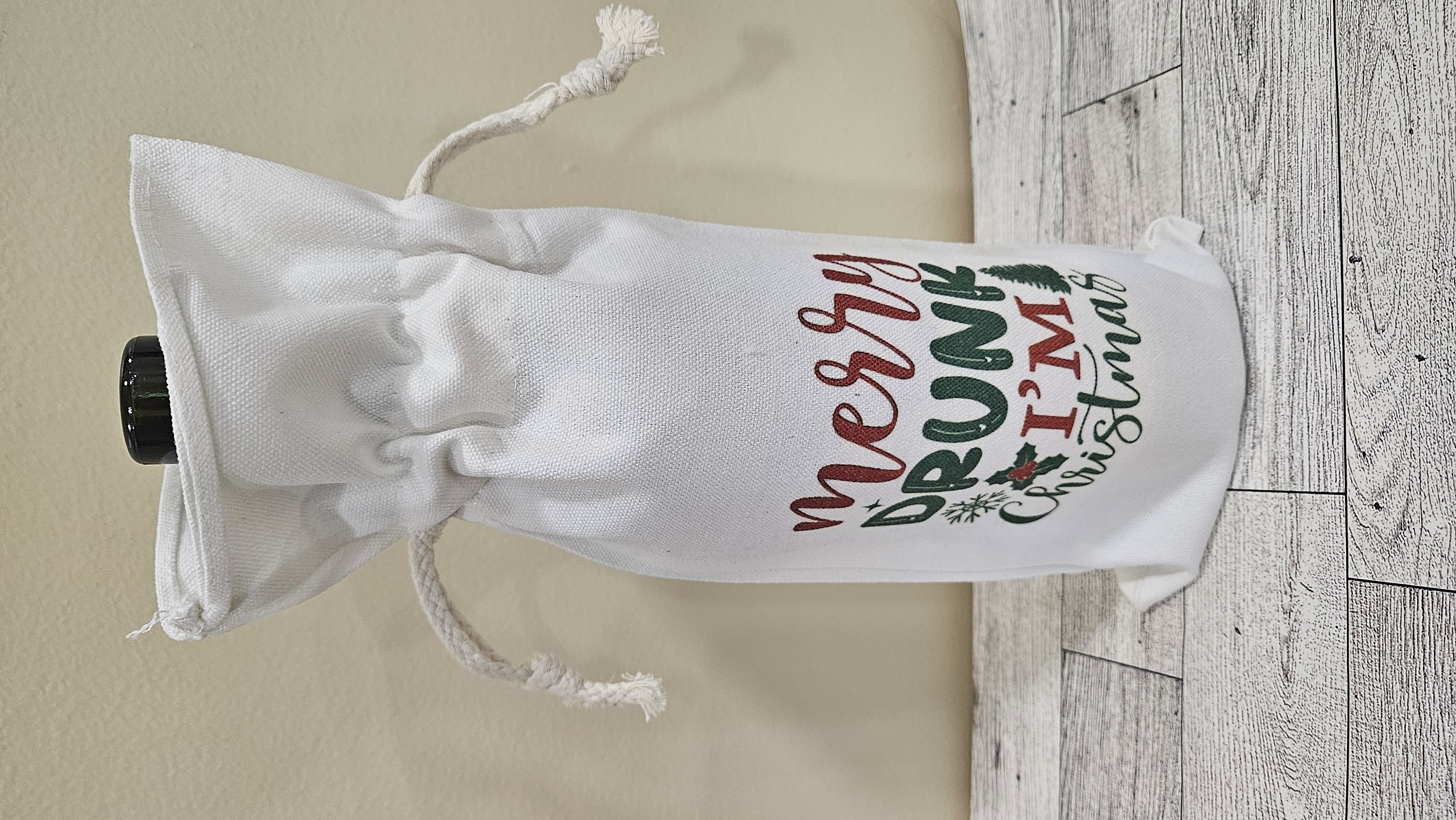 Merry drunk Wine Bag