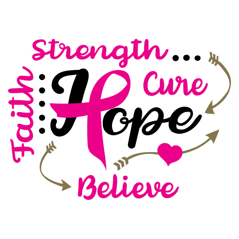 Breast Cancer Awareness DTF Transfer 