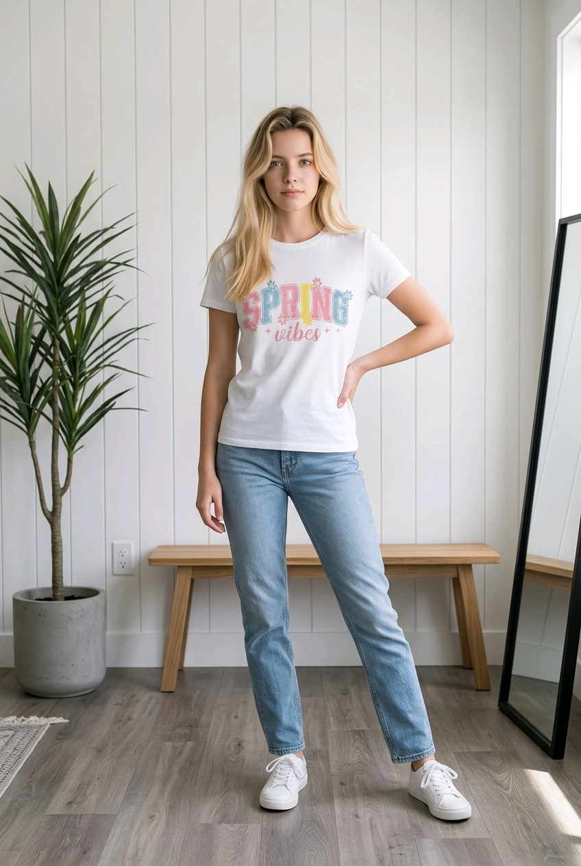 Spring Vibes Graphic T-Shirt