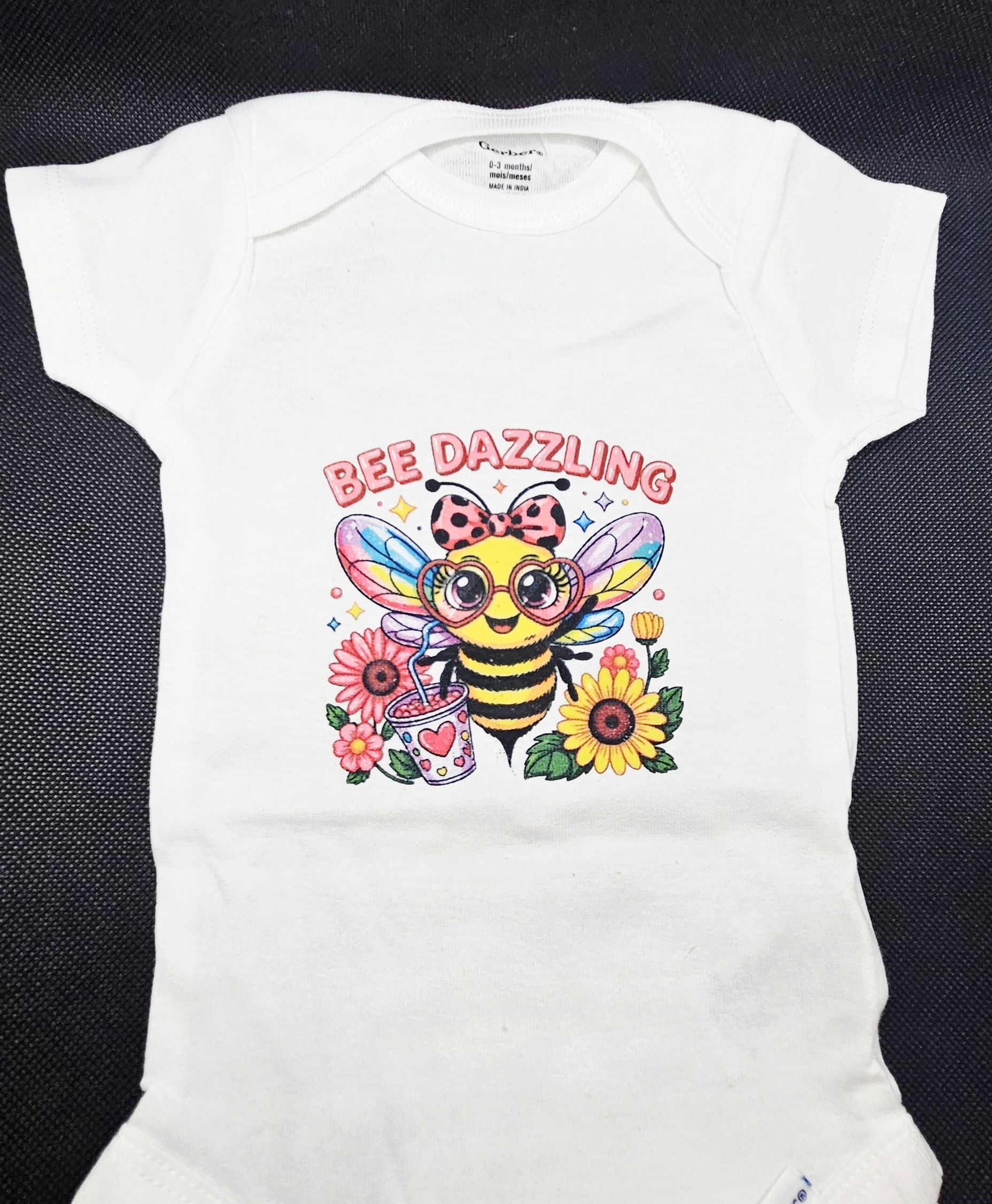 Bee Dazzling Baby Onesie