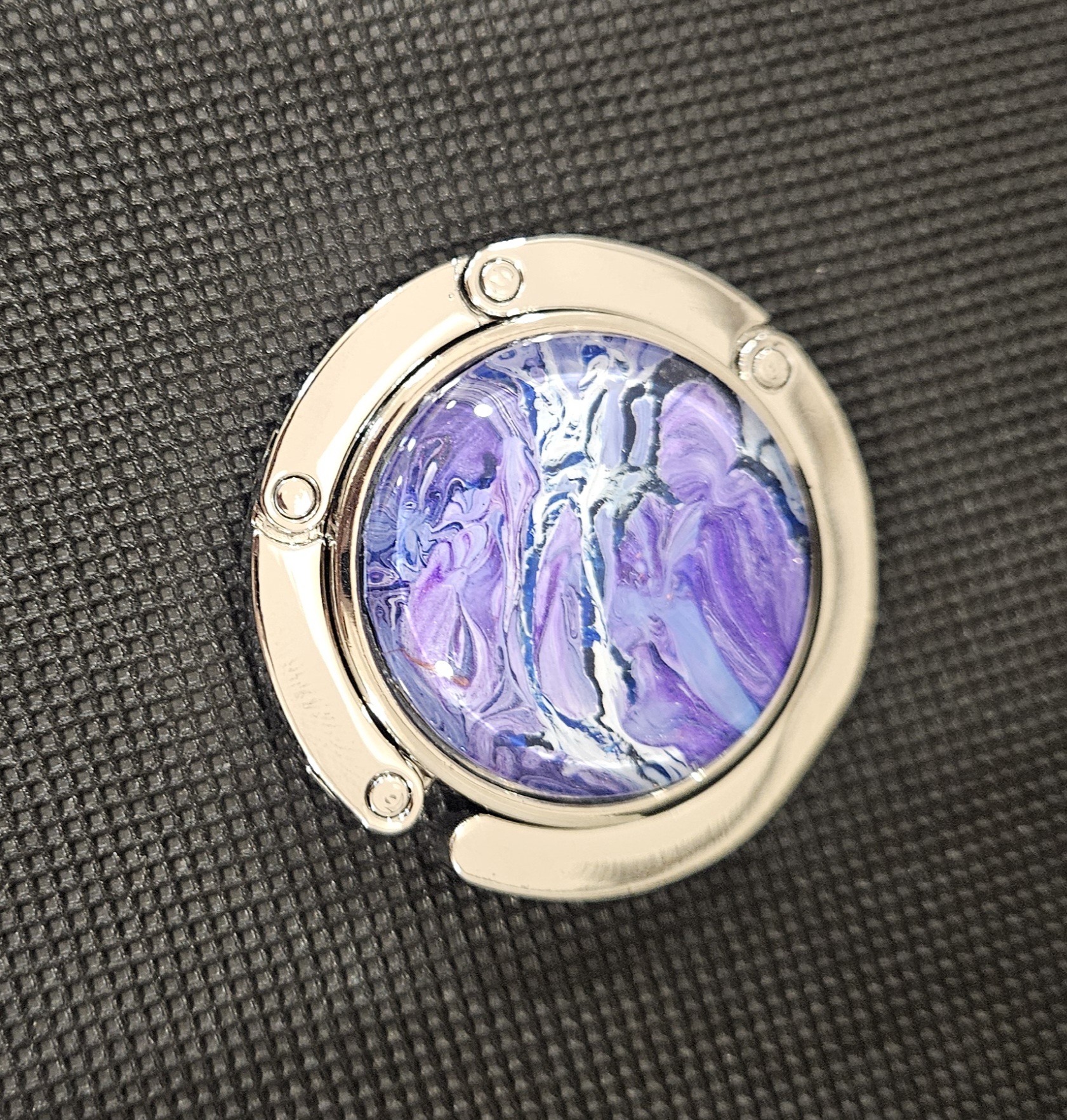 Purple Swirl Bag Hook