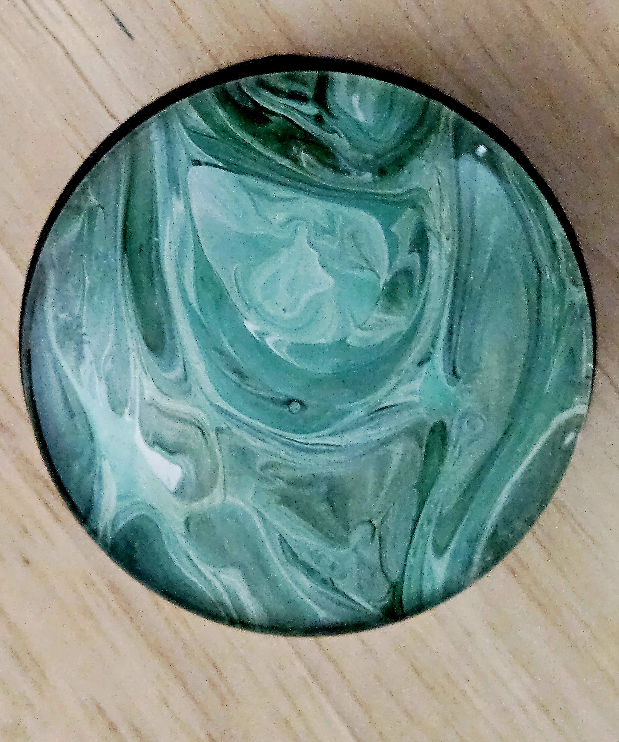 Green Marble Pop Socket