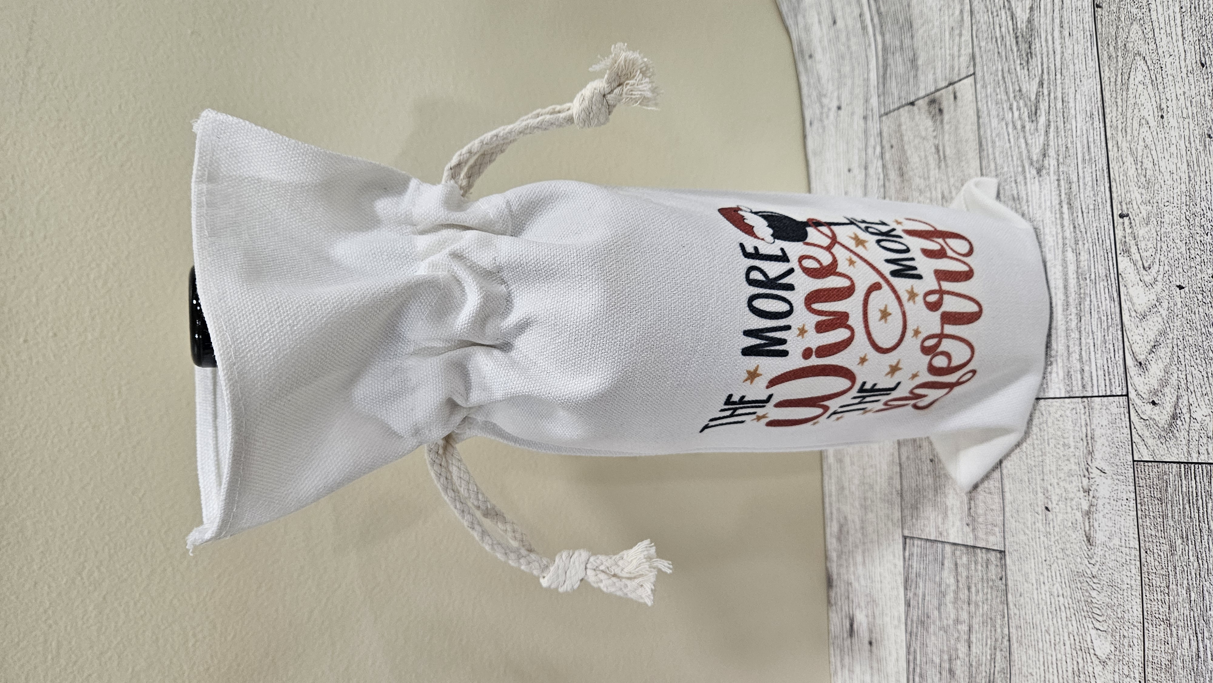 Holiday Wine Bottle Gift Bag