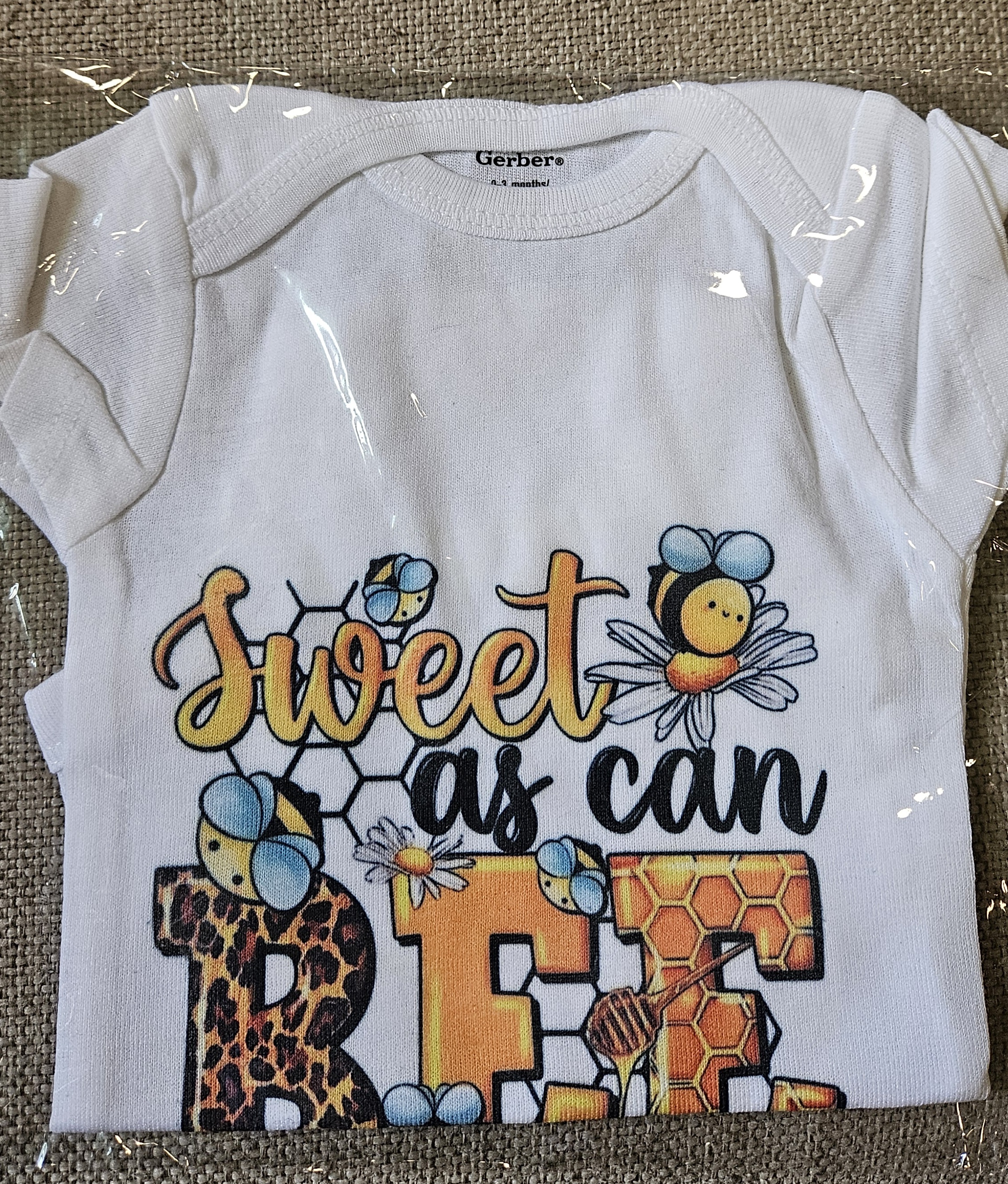 Sweet As Can Bee Baby Onesie