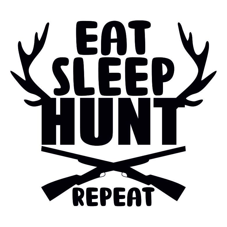 Eat Sleep Hunt Repeat Dyf transfer