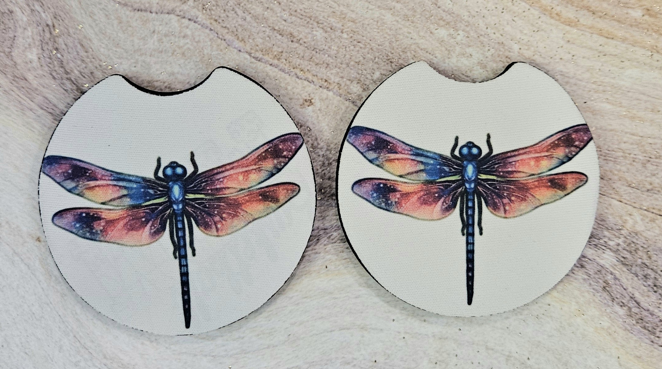 Dragonfly Car Coasters