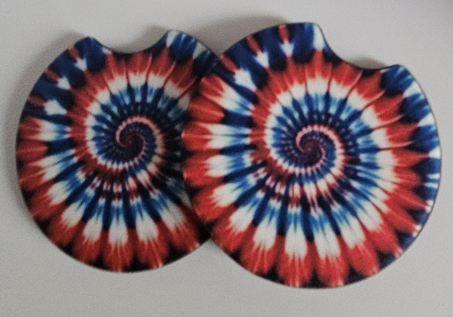 Tie-Dye Car Coasters