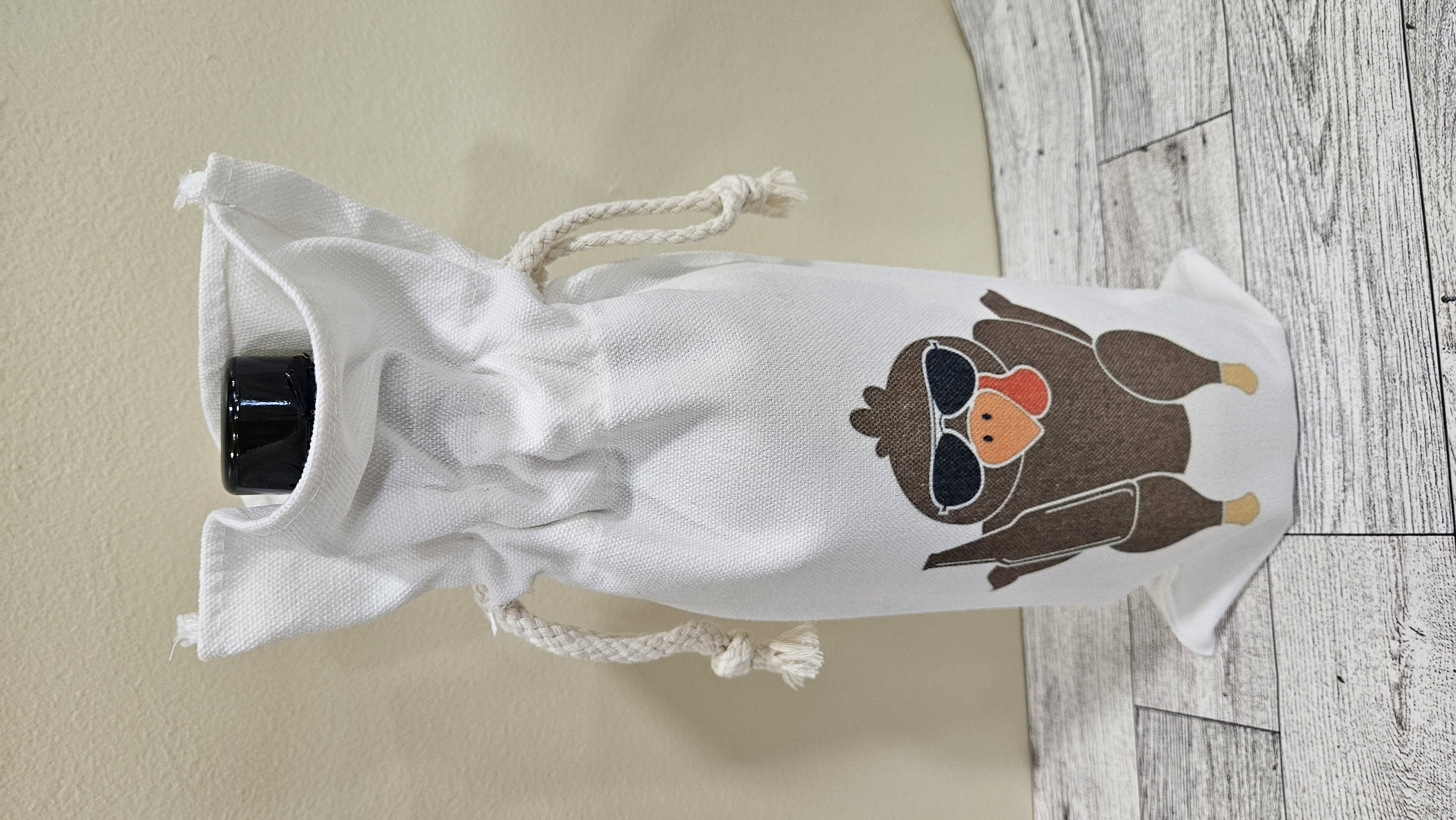 Wine Bag with Turkey Design