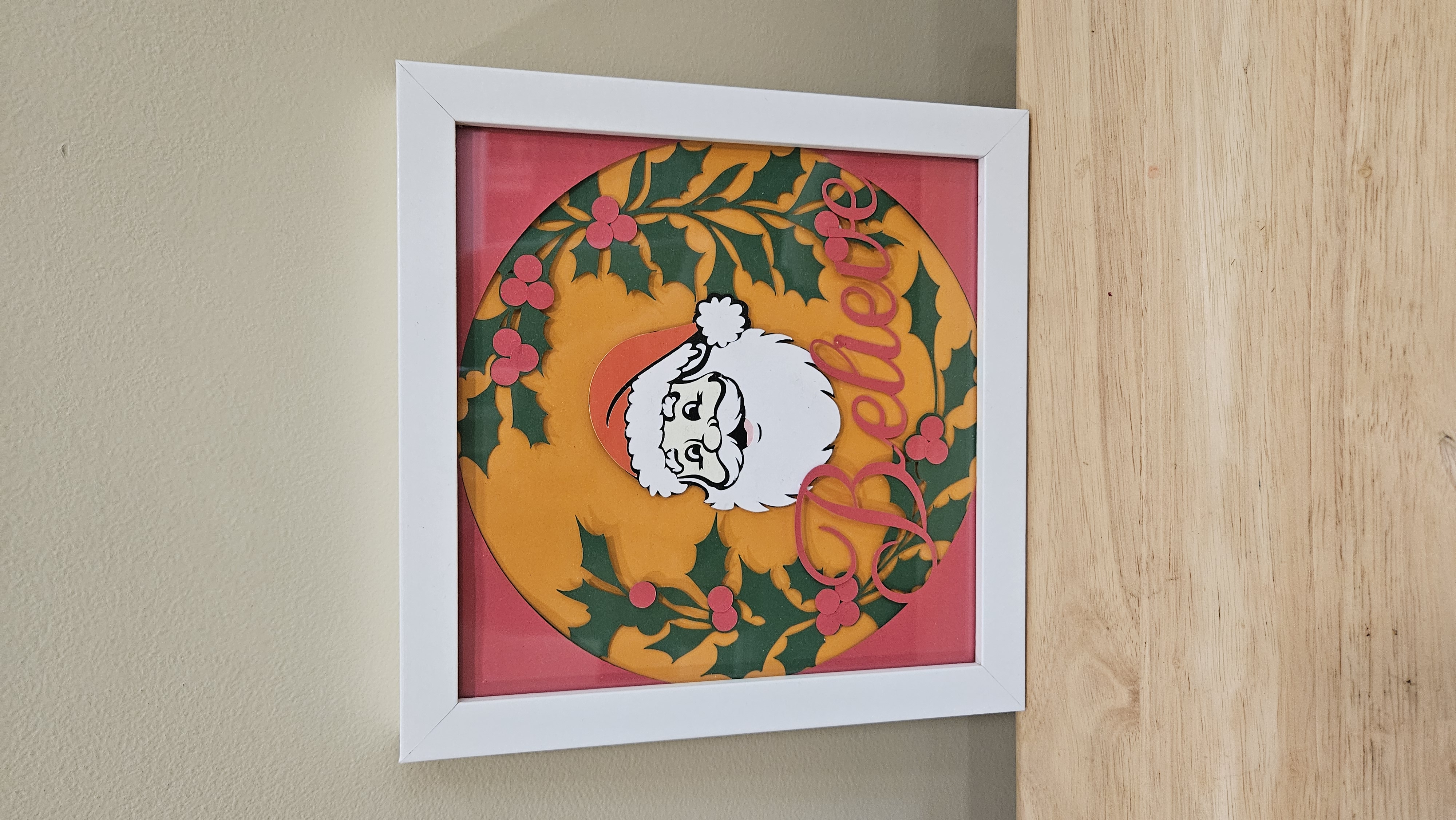  Santa Claus Shadow Box