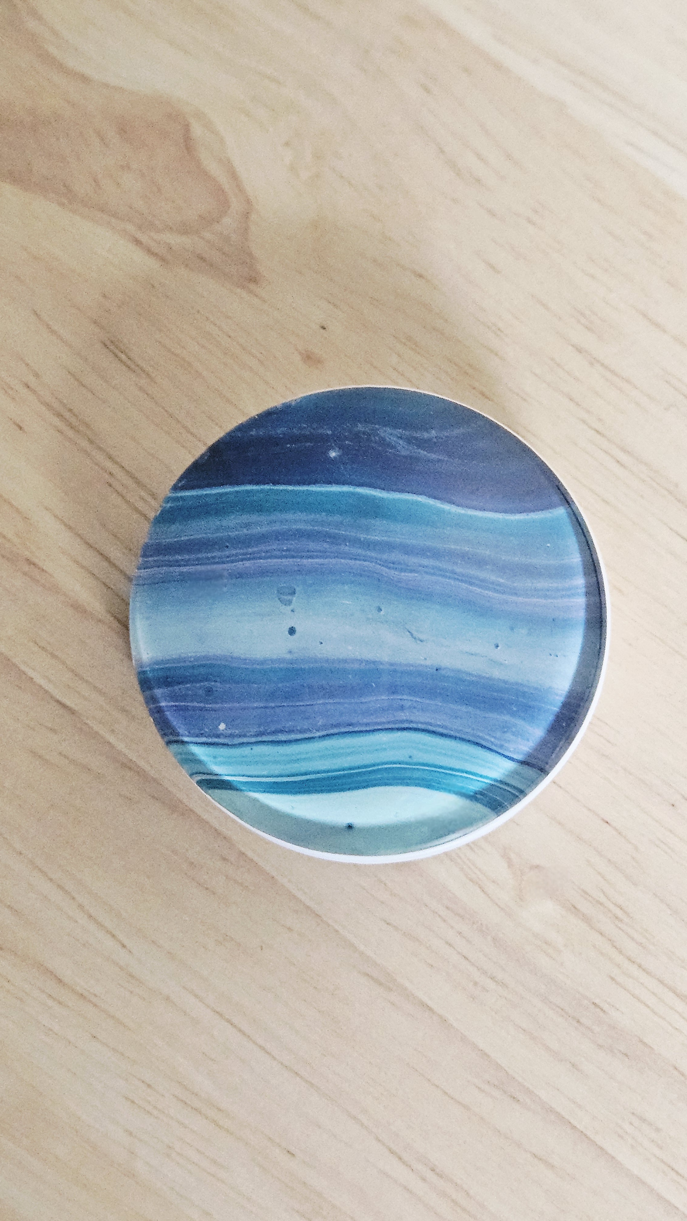 Blue Marble Pop Socket