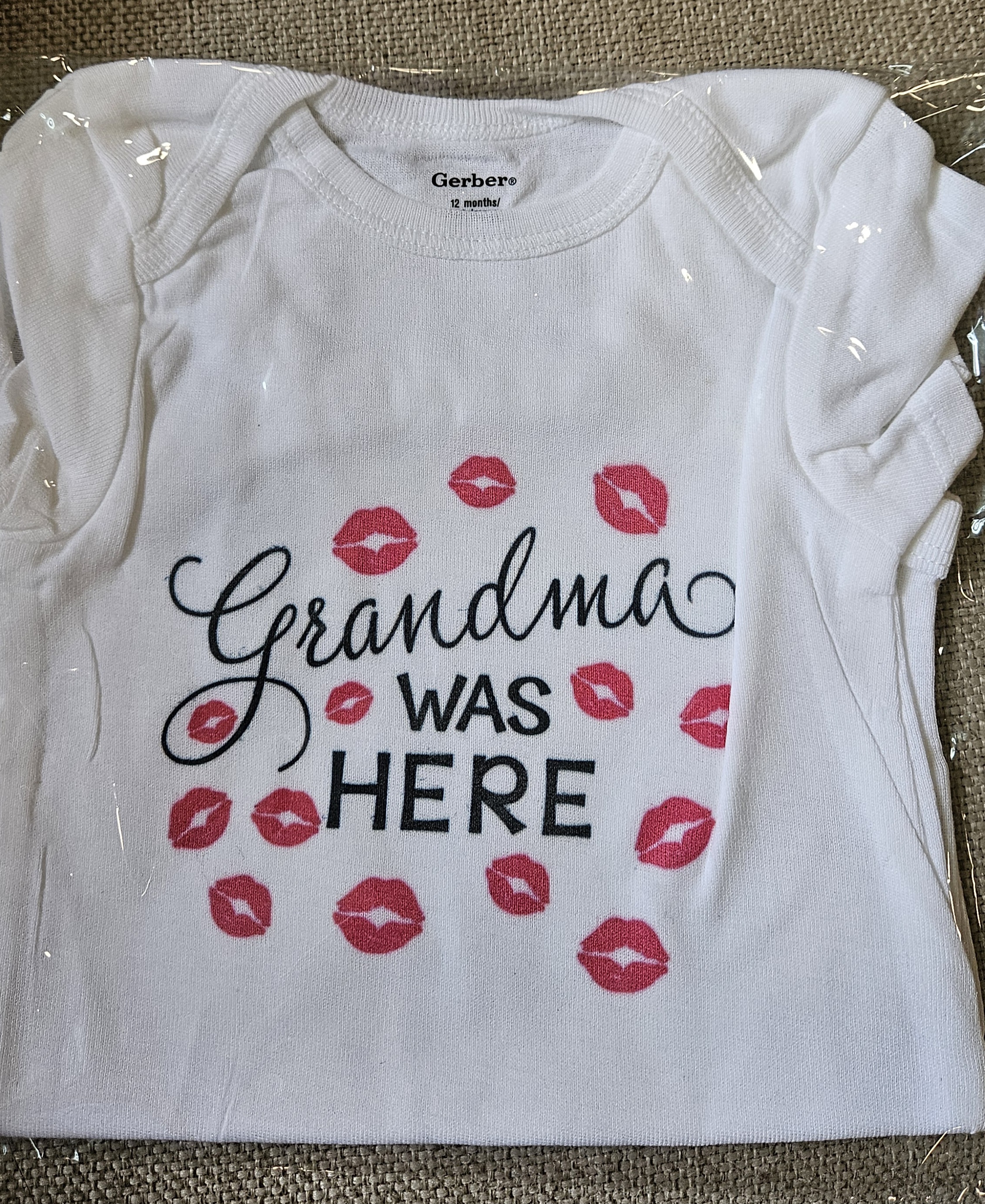 Grandma Was Here Baby Onesie