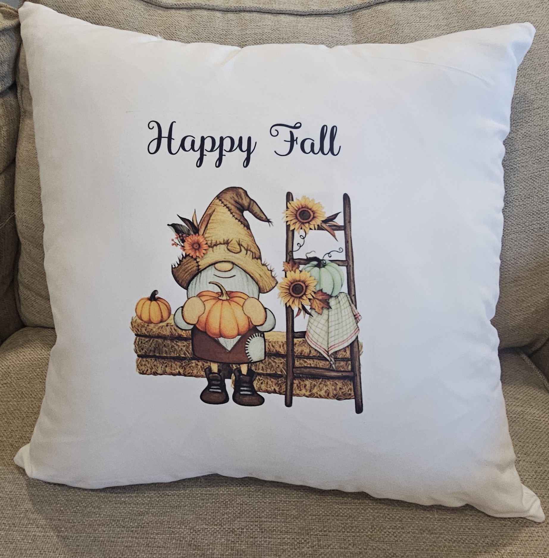Happy Fall Decorative Pillow Cover
