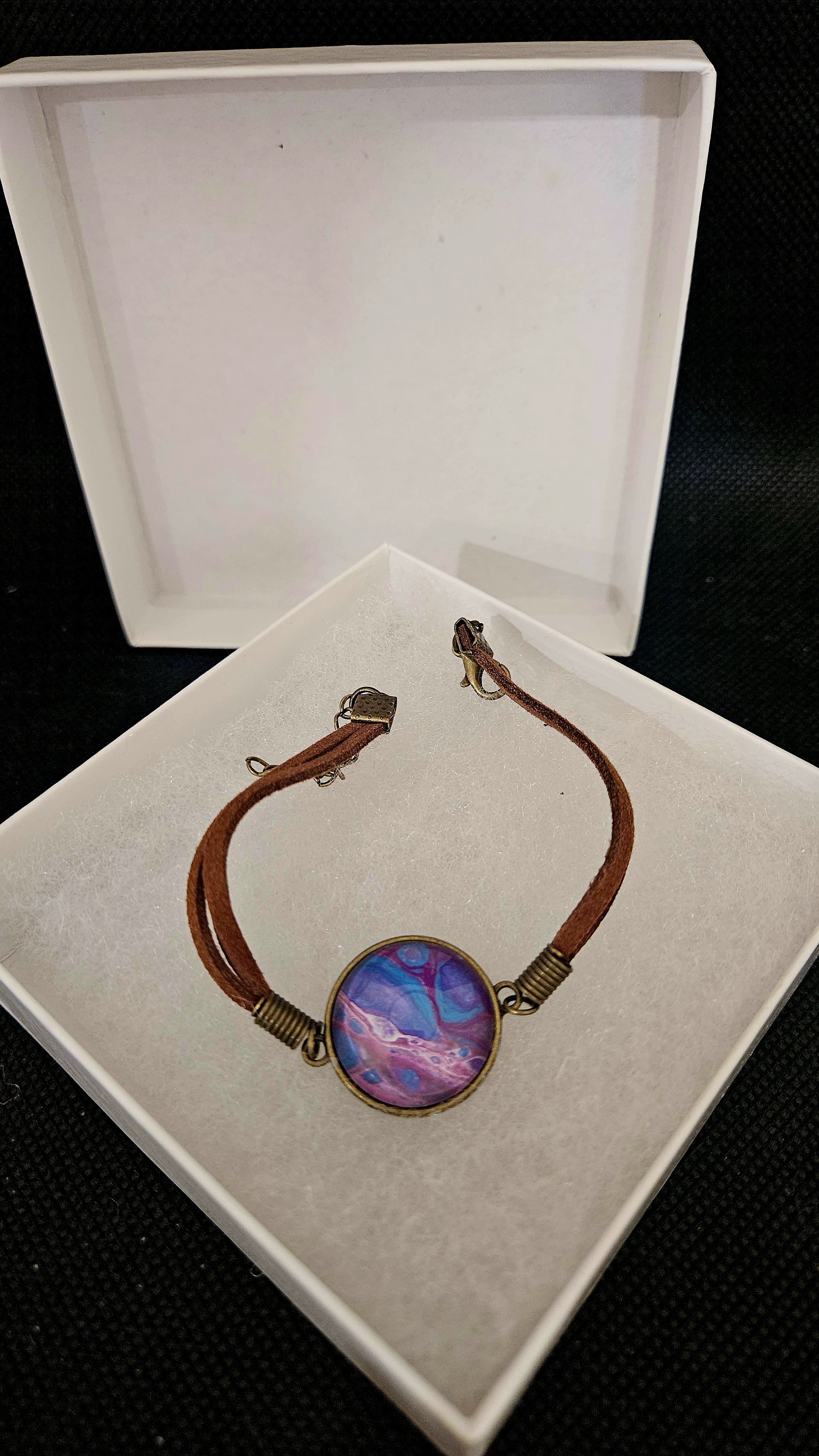 Bracelet with Abstract Pendant