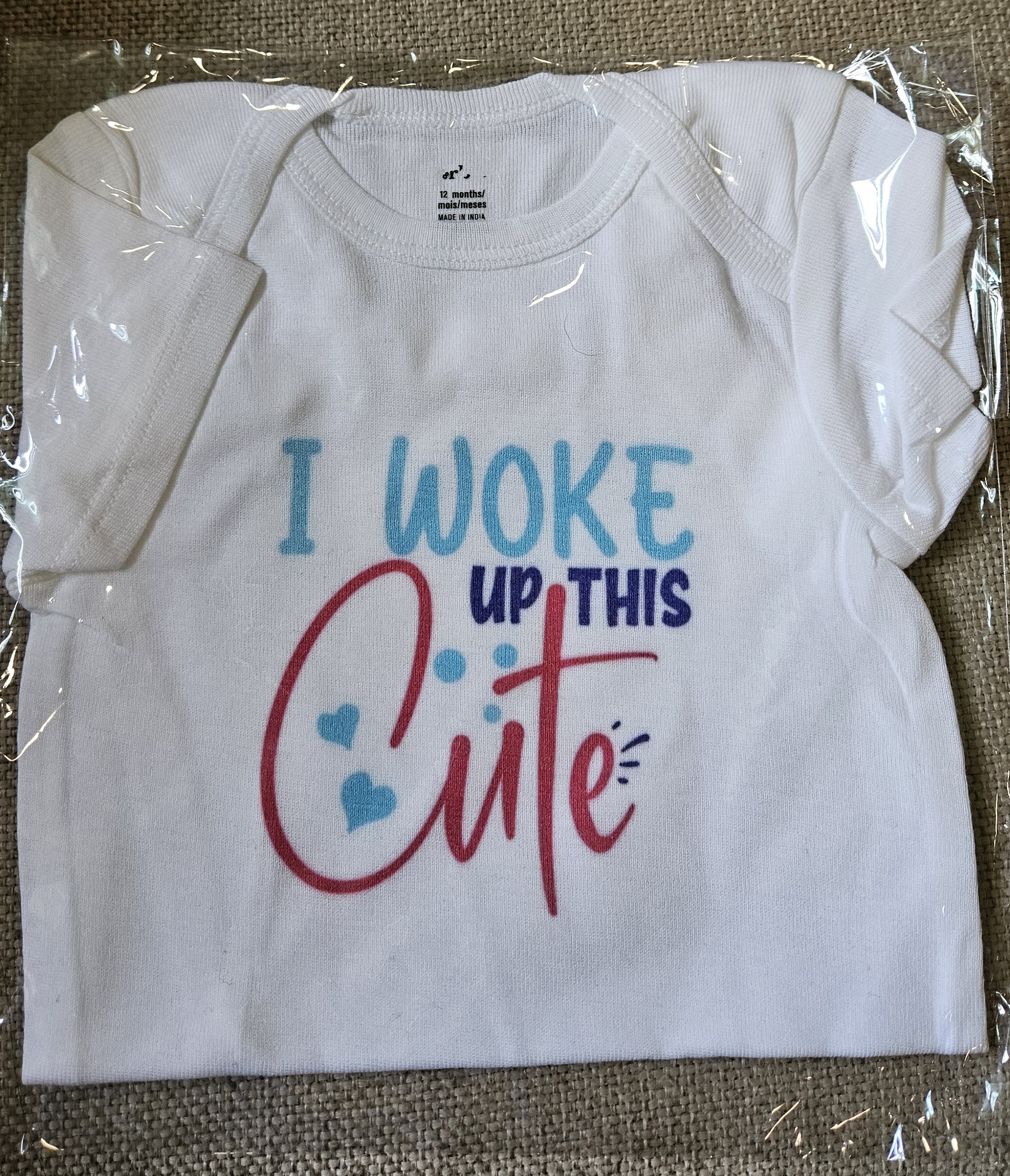 Baby Bodysuit 'I Woke Up This Cute'