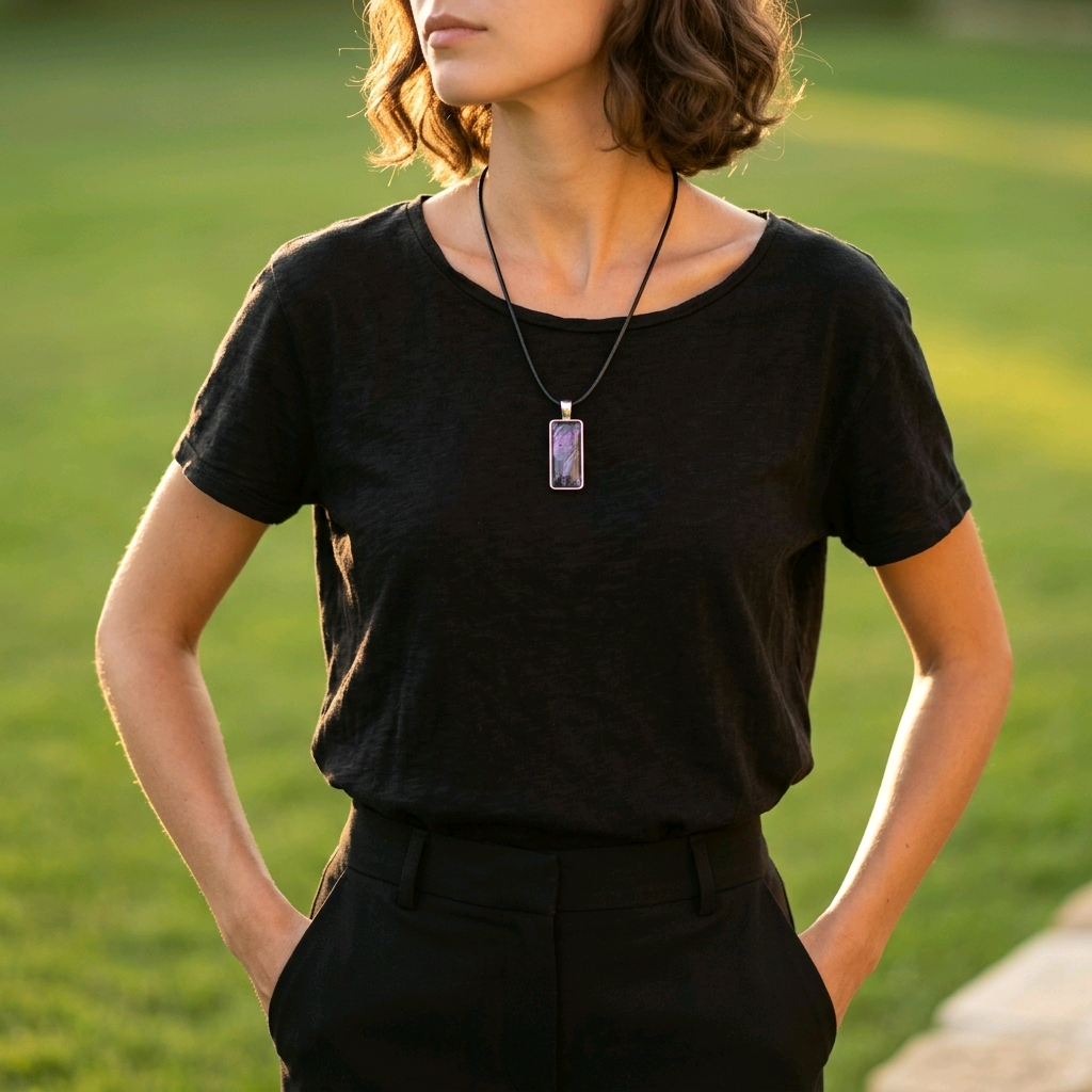 Amethyst Pendant Necklace