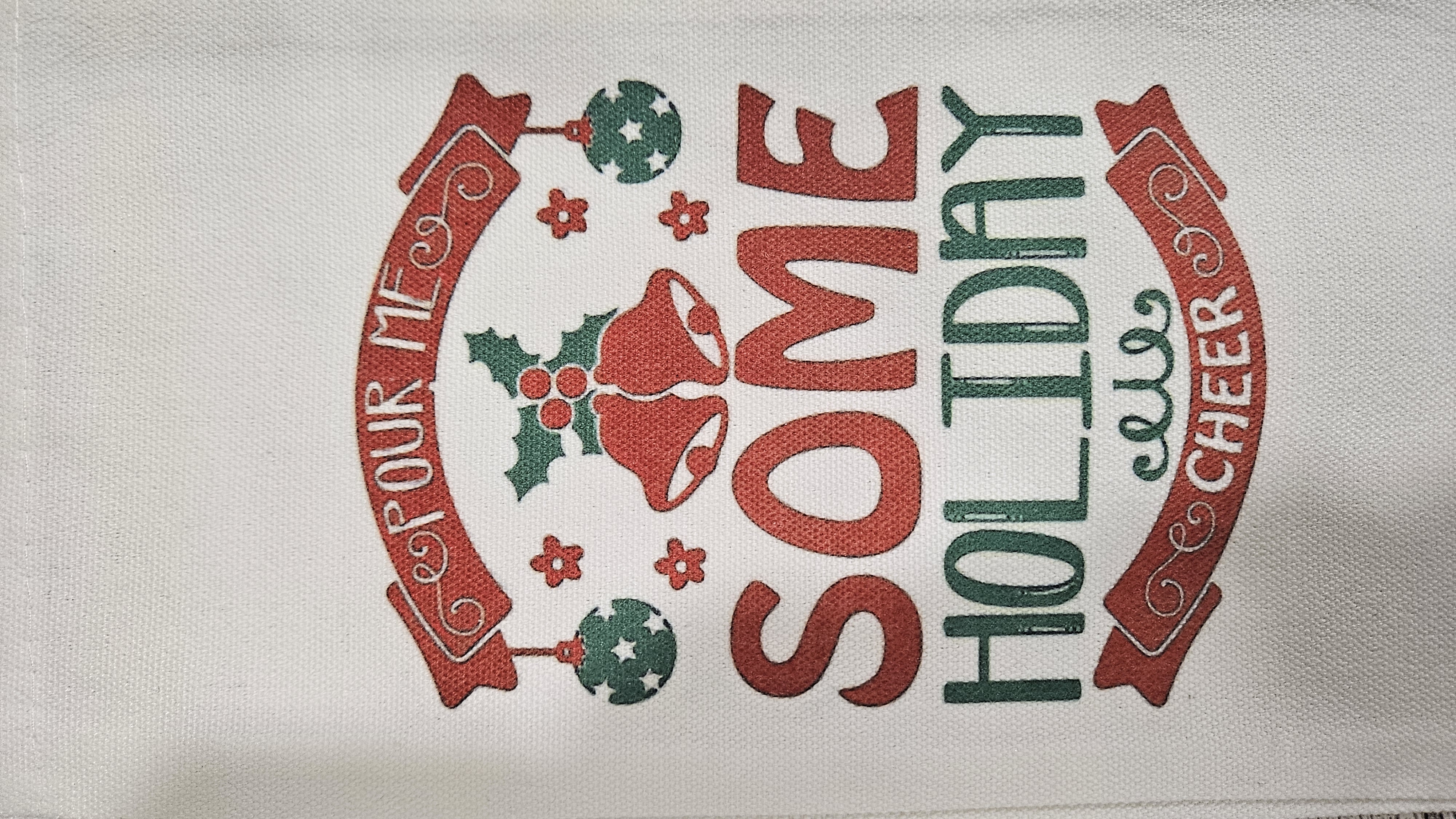 Holiday Wine Bottle Gift Bag
