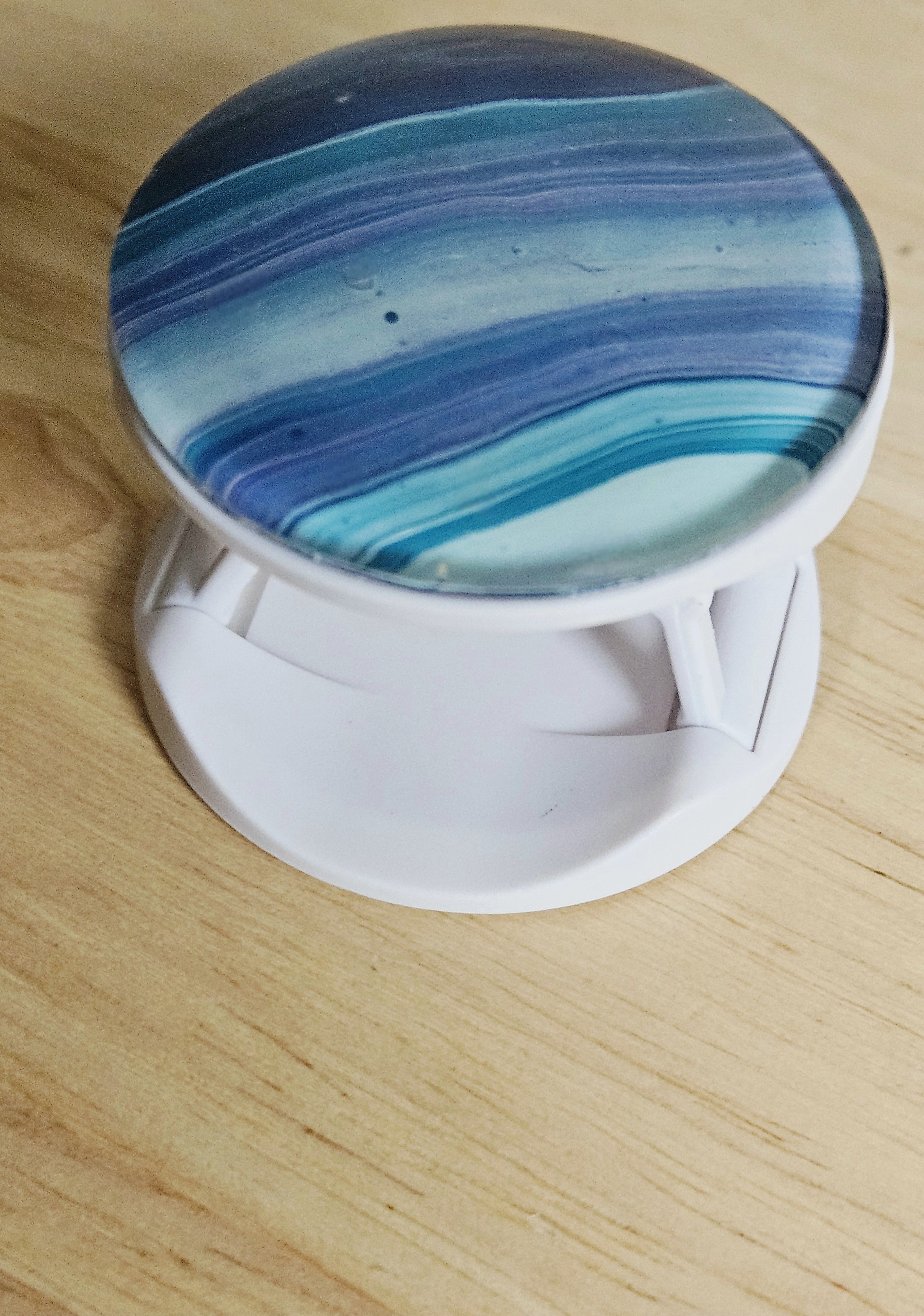 Blue Marble Pop Socket
