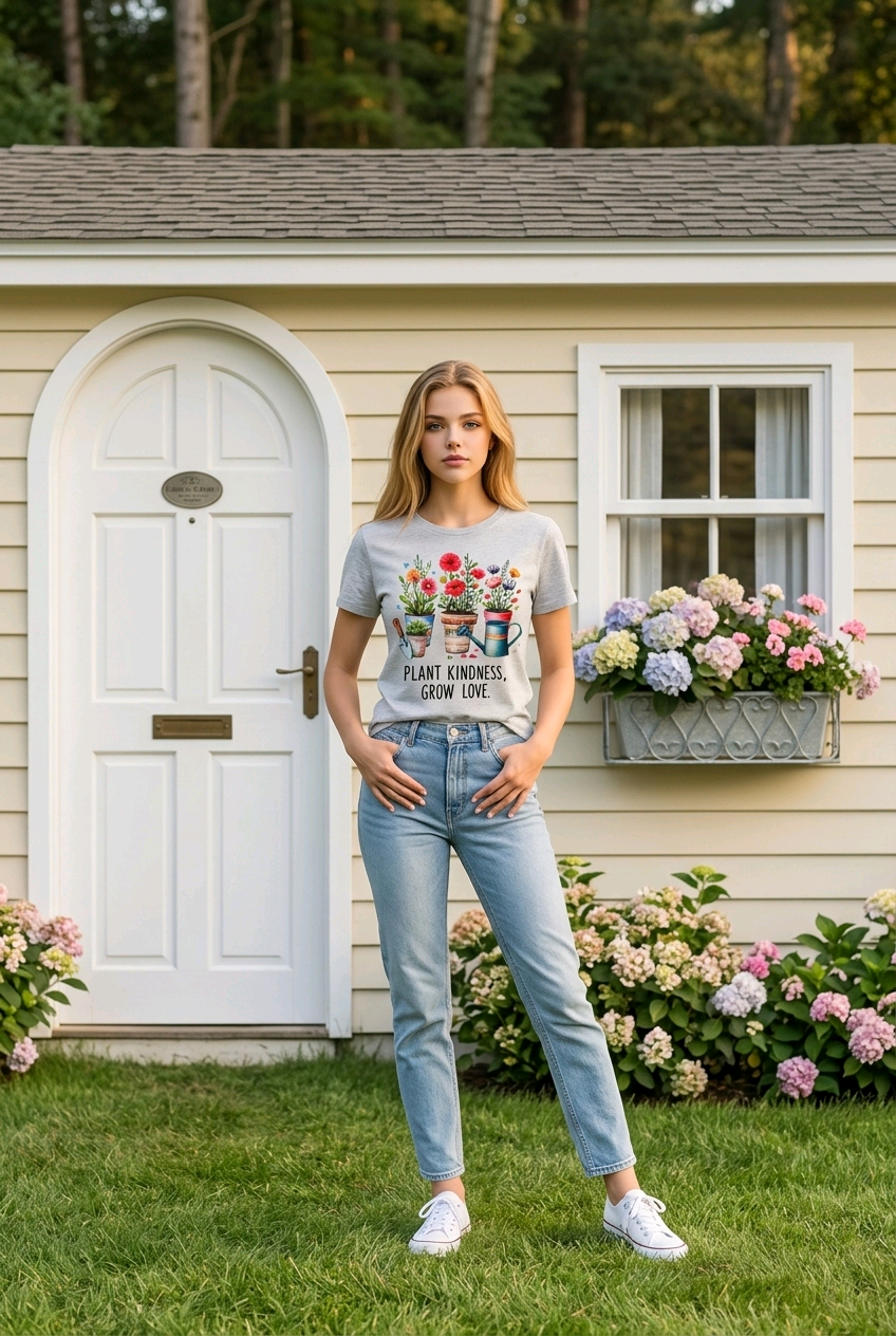 Floral Kindness Art t-shirt