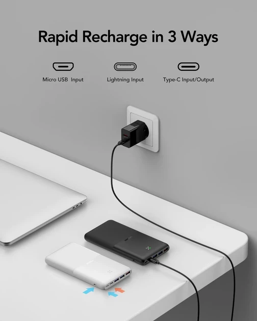 Павербанк Veger S22 супертонкий 20000mAh