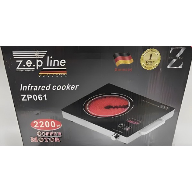 Електроплита інфрачервона одноконфоркова Zepline ZP-061 2200w
