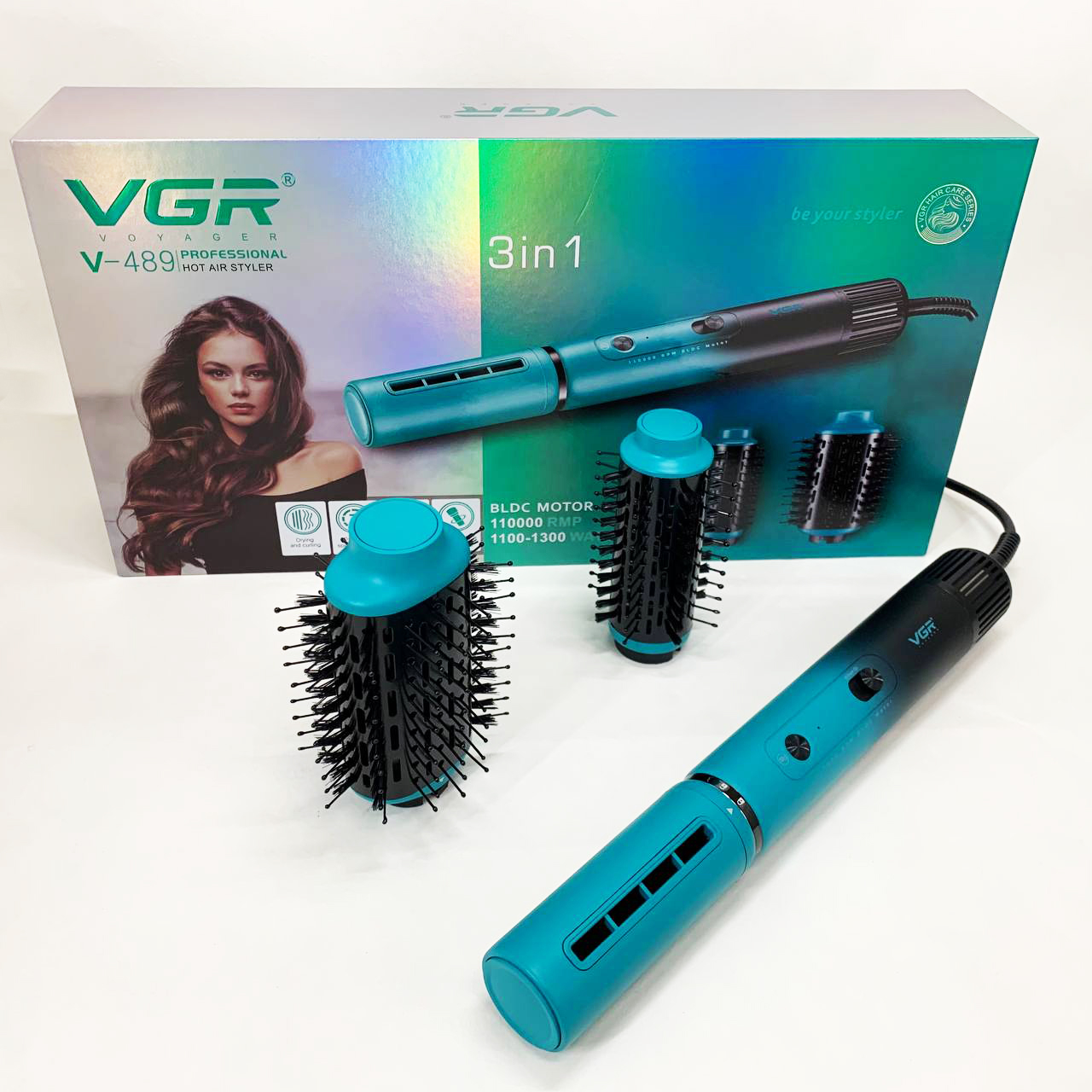 Фен-щітка VGR V-489
