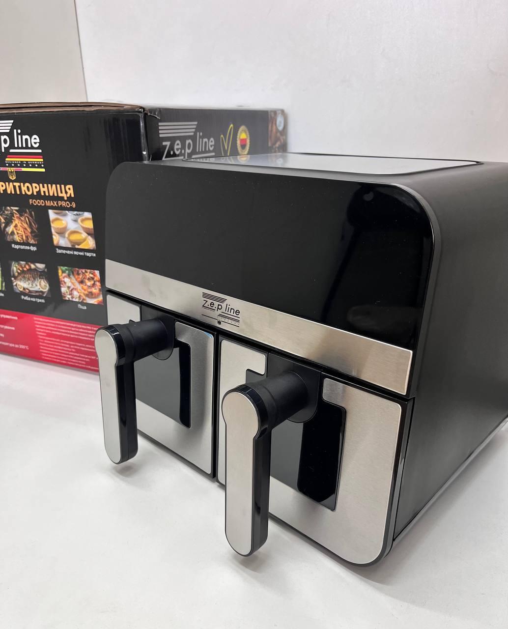 Аерофритюрниця двокамерна 4200Вт 6L+6L Zepline ZP-0218