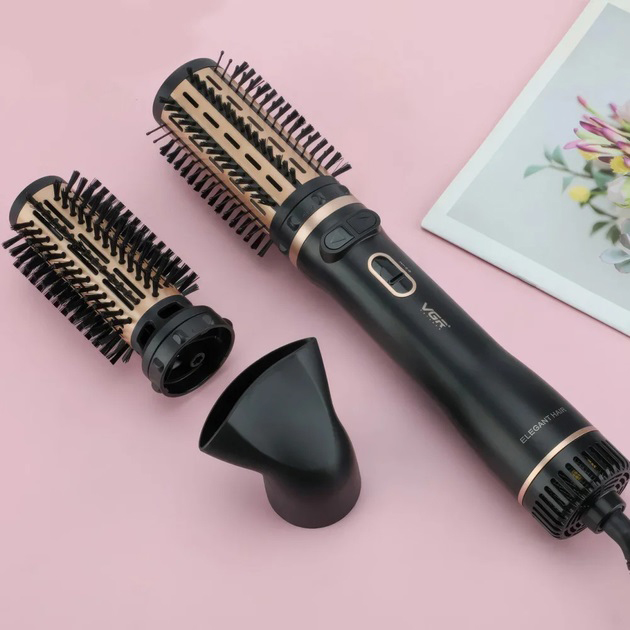 Фен-щітка стайлер для укладання волосся VGR V-496