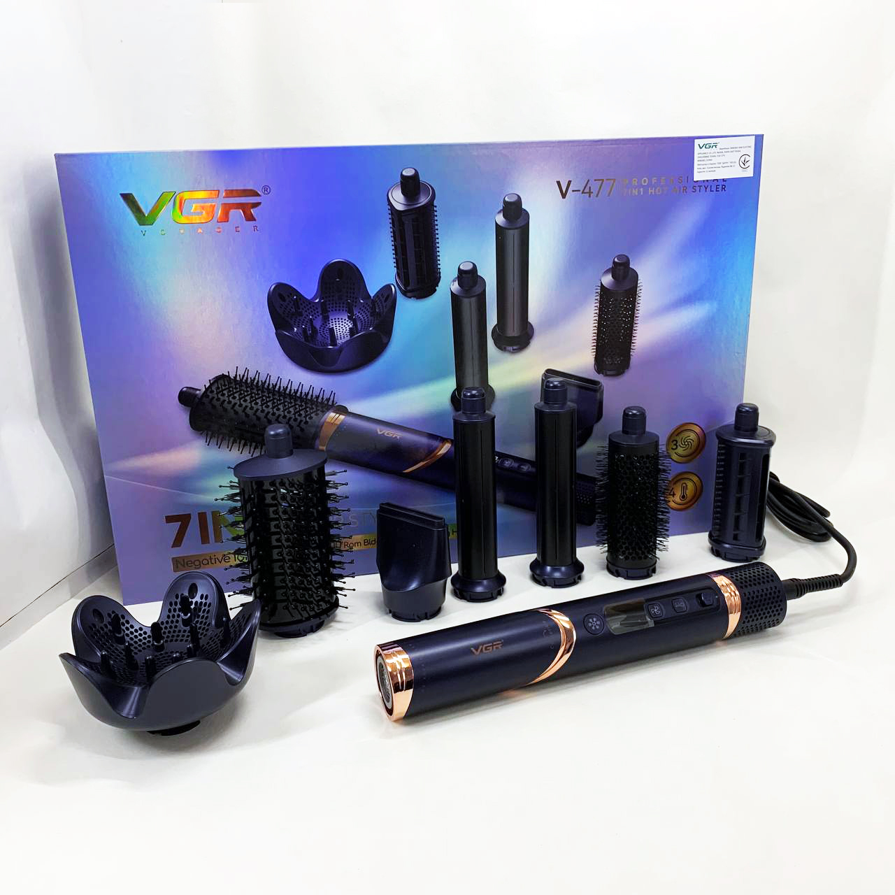 Фен-стайлер для волос 7в1 VGR V-477