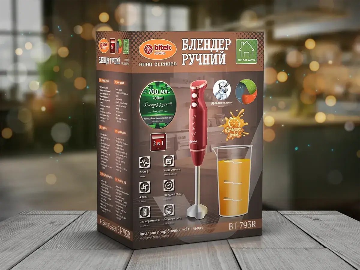 Блендер ручний BITEK BT-793R