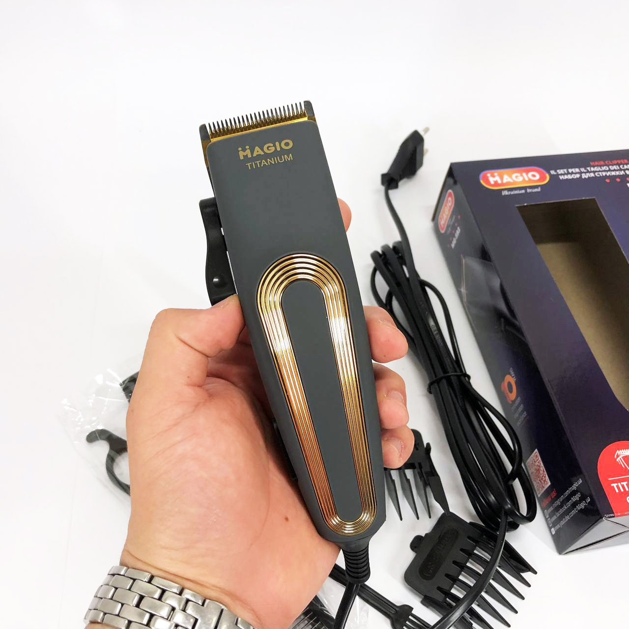 Машинка для стрижки волосся MAGIO MG-593