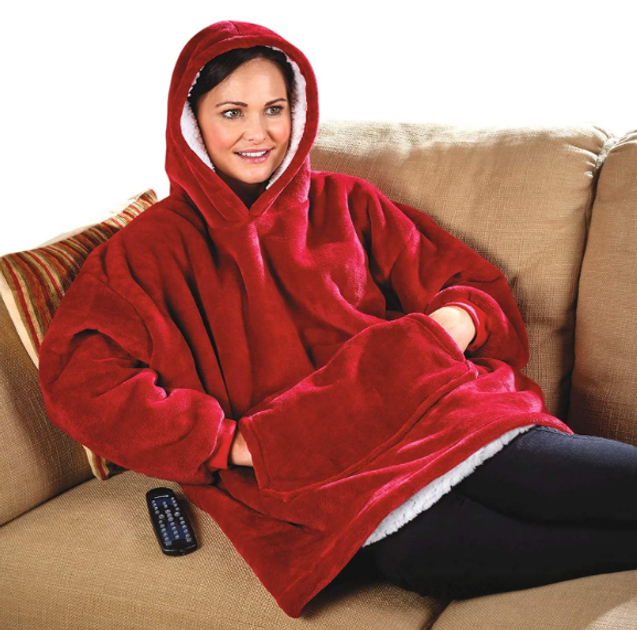 Толстовка – плед з капюшоном HUGGLE HOODIE BLANKET