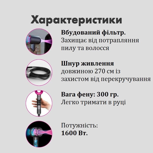 Професійний фен-стайлер MA-2000
