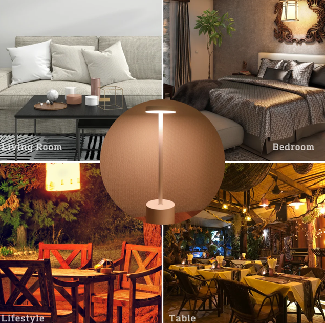 Світлодіодна настільна лампа з сенсорним керуванням на акумуляторі Tablelamp