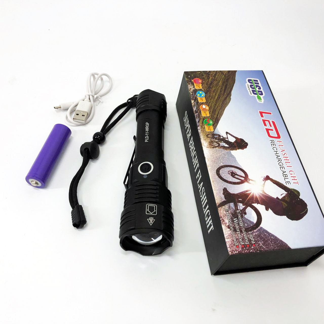 Ліхтар ручний акумуляторний PLD-11-4XPE