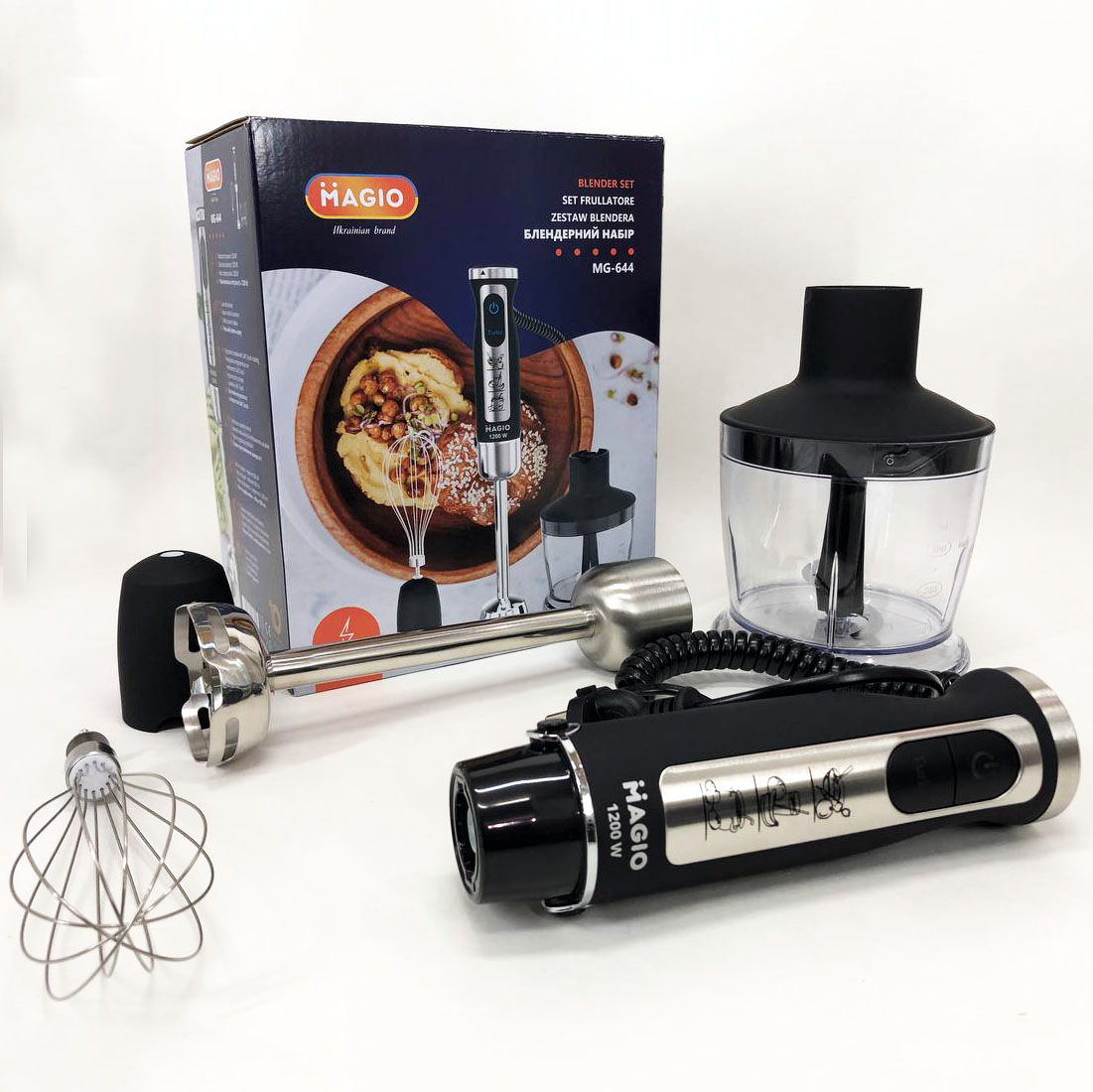 Блендер-подрібнювач занурювальний MAGIO MG-644