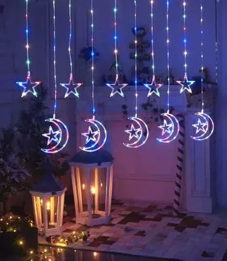 Гірлянда Штора SF-47 “Зірка-місяць”