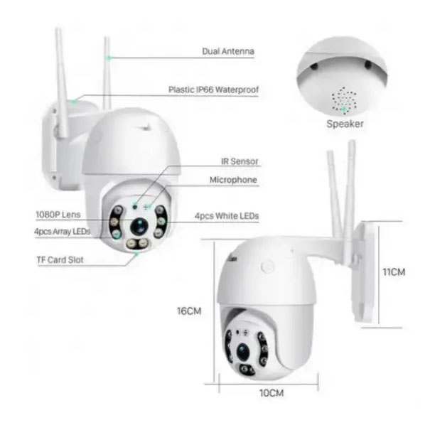 Вулична IP камера відеоспостереження 3.0 mp YH-8