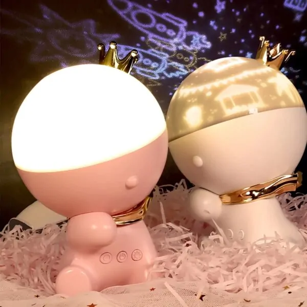 Лампа-проєктор з обертанням 360° та 12 змінними слайдами