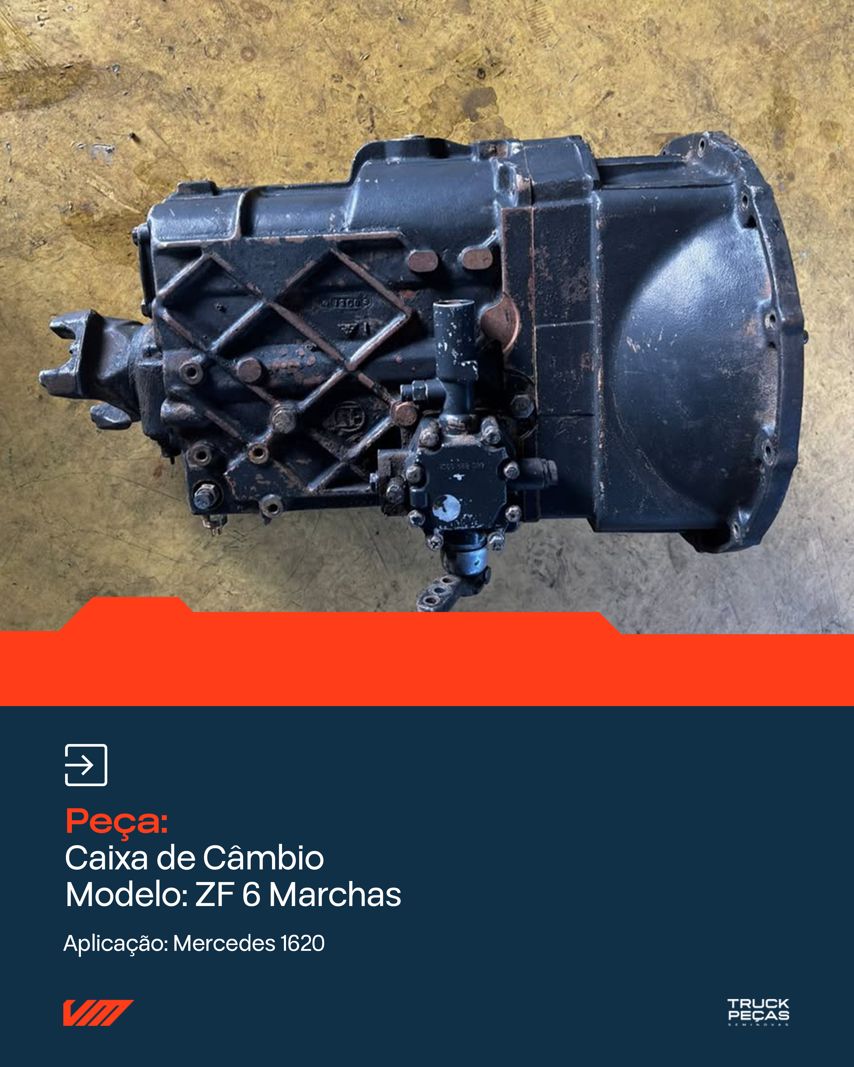 CAIXA DE CÂMBIO ZF 6 MARCHAS