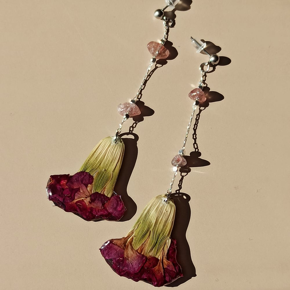 Pendientes Clavel 💌