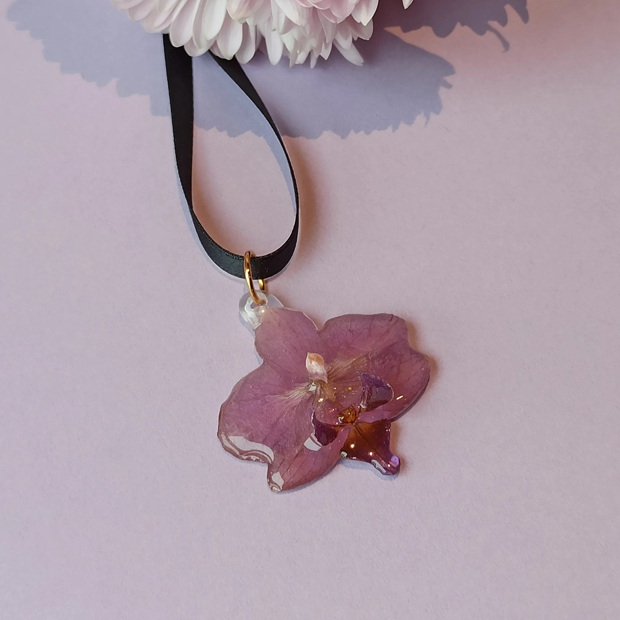 Colgante orquídeas lilas 🌸