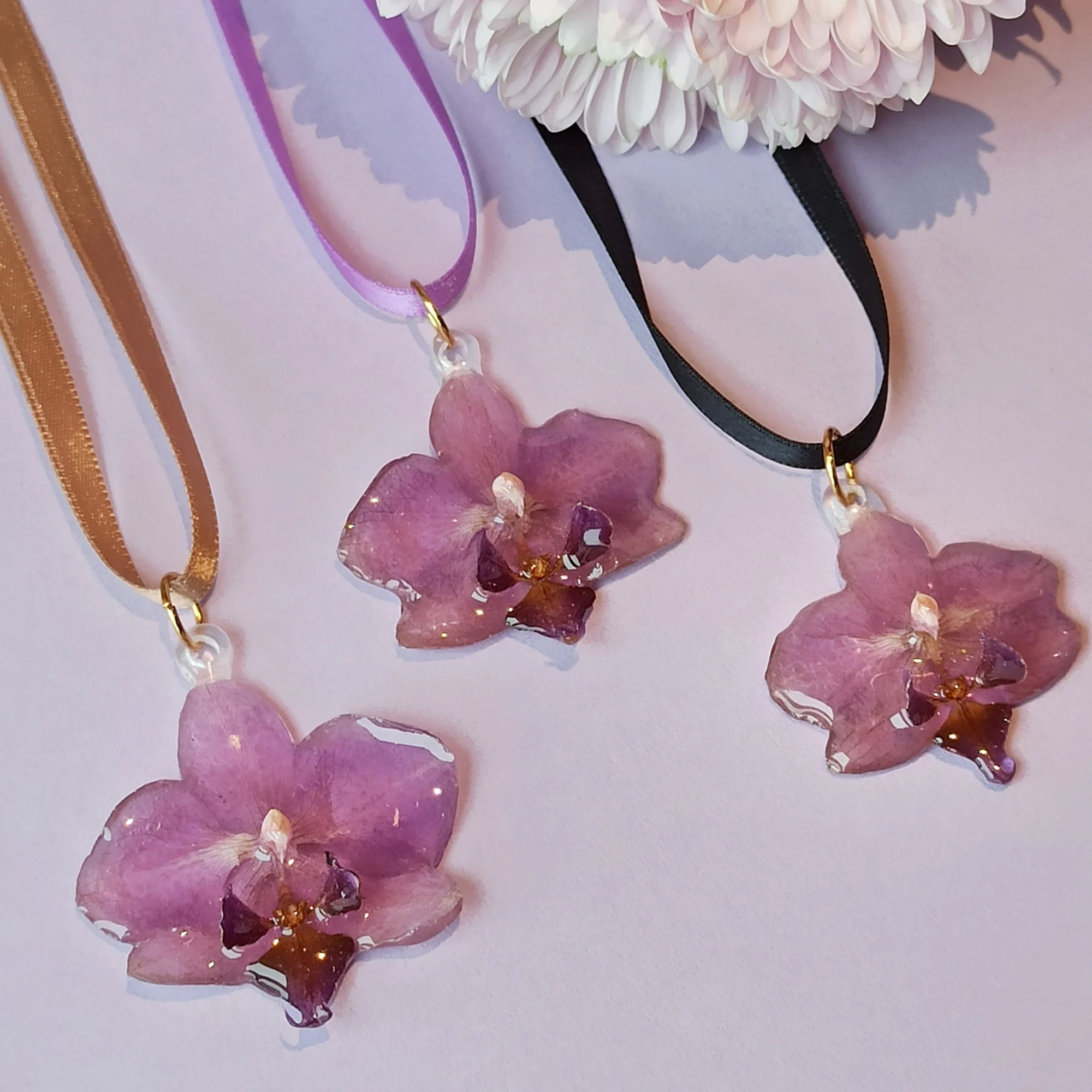 Colgante orquídeas lilas 🌸