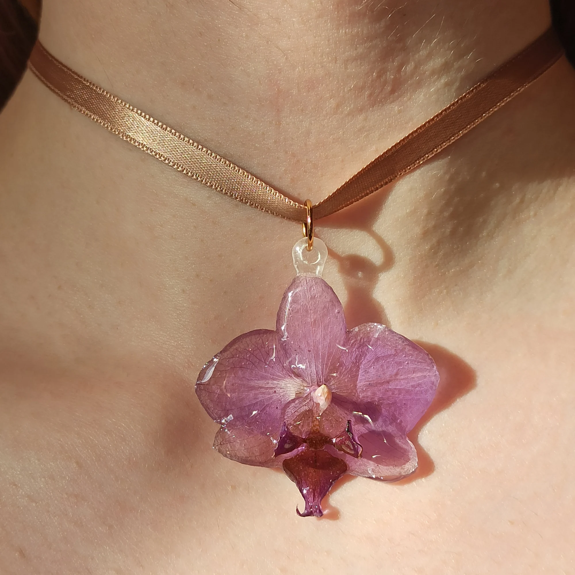 Colgante orquídeas lilas 🌸