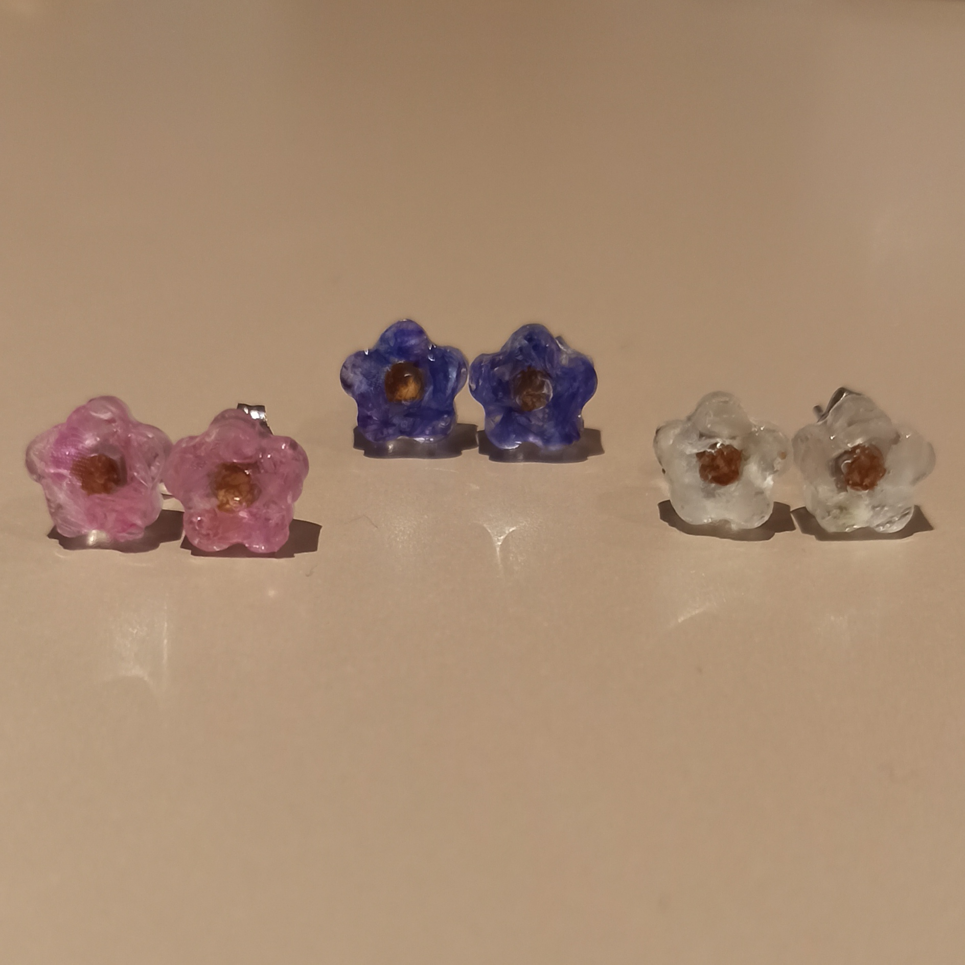 Pendientes mini florales 💐