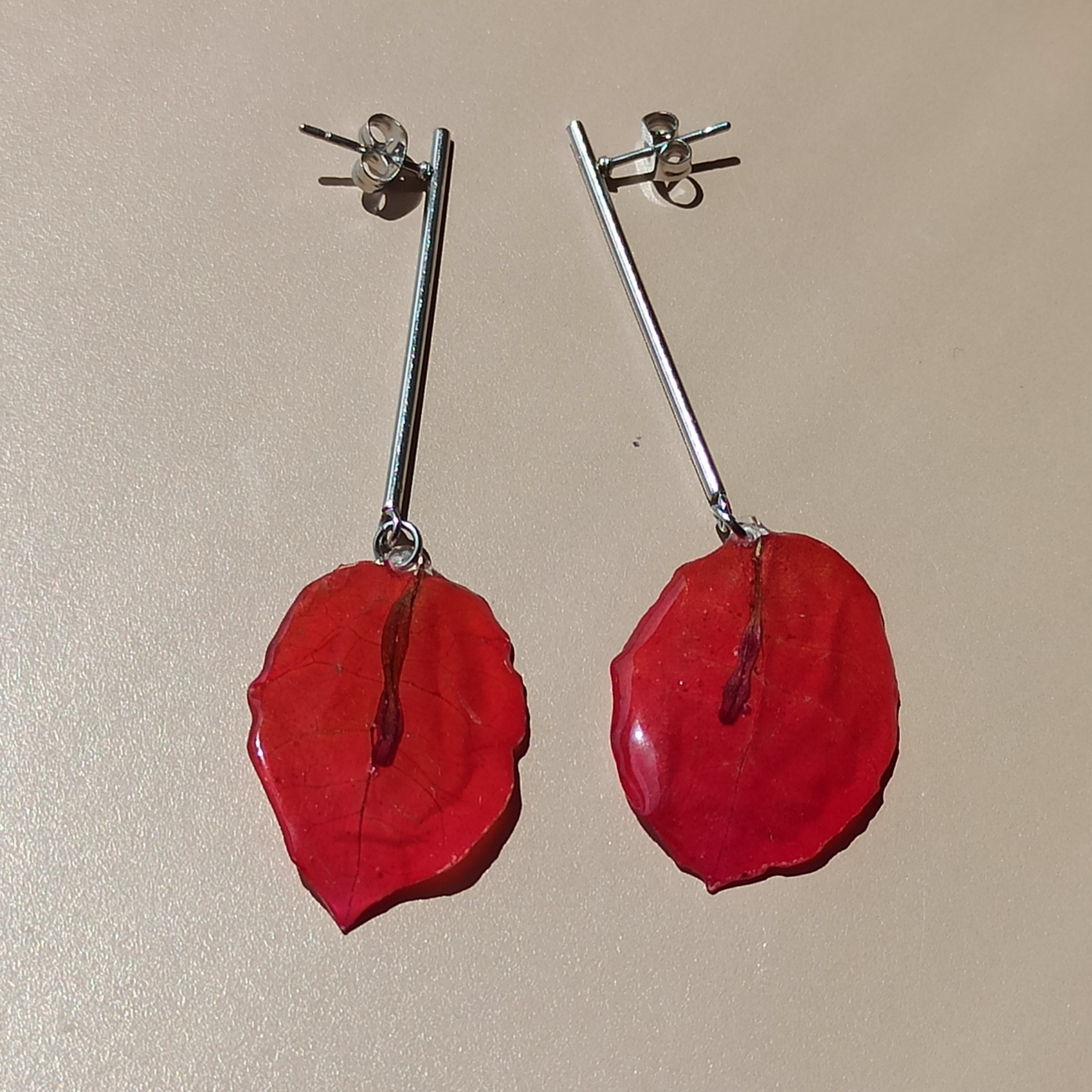 Pendientes buganvilla mini 🧡