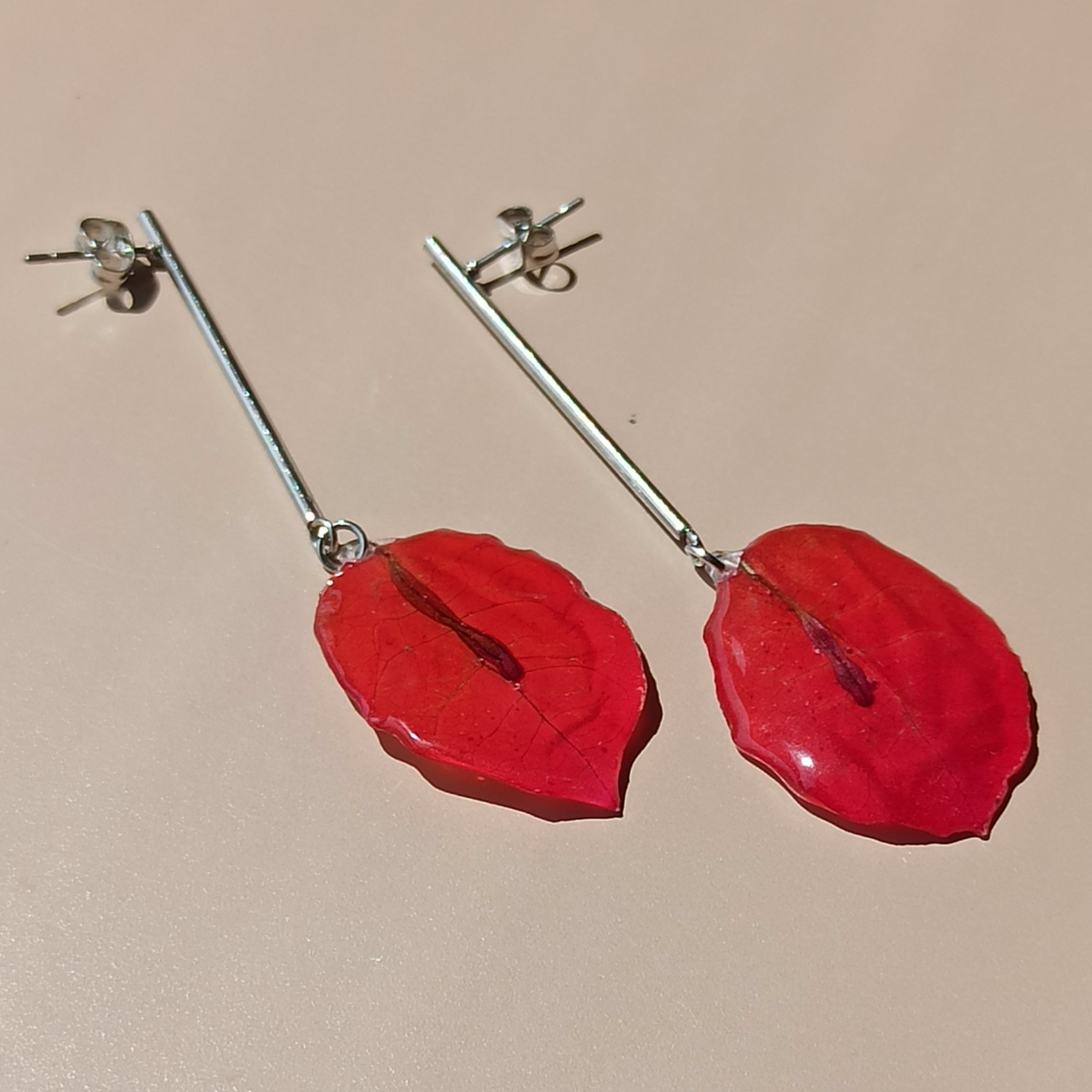 Pendientes buganvilla mini 🧡