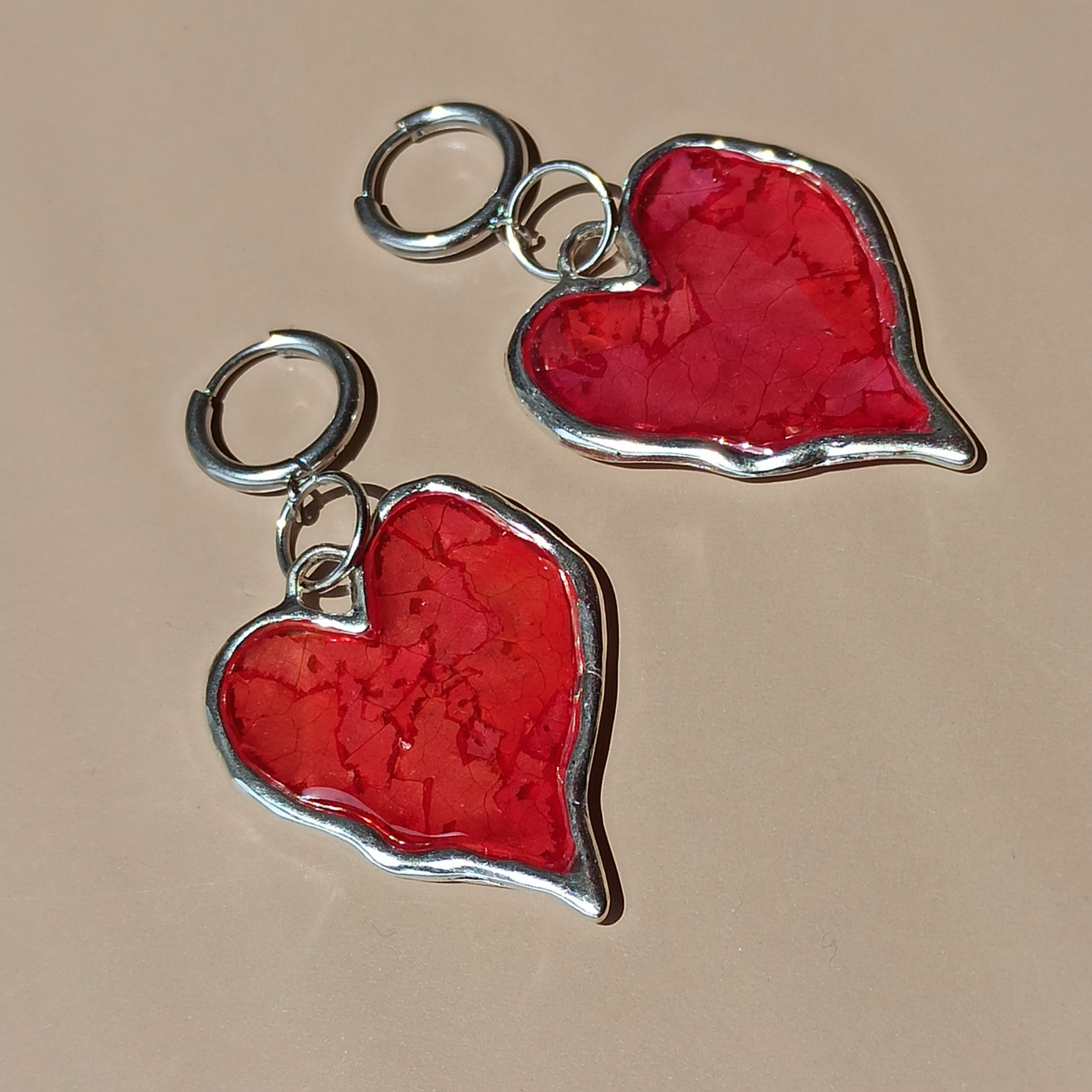 Pendientes My heart buganvilla ♥️