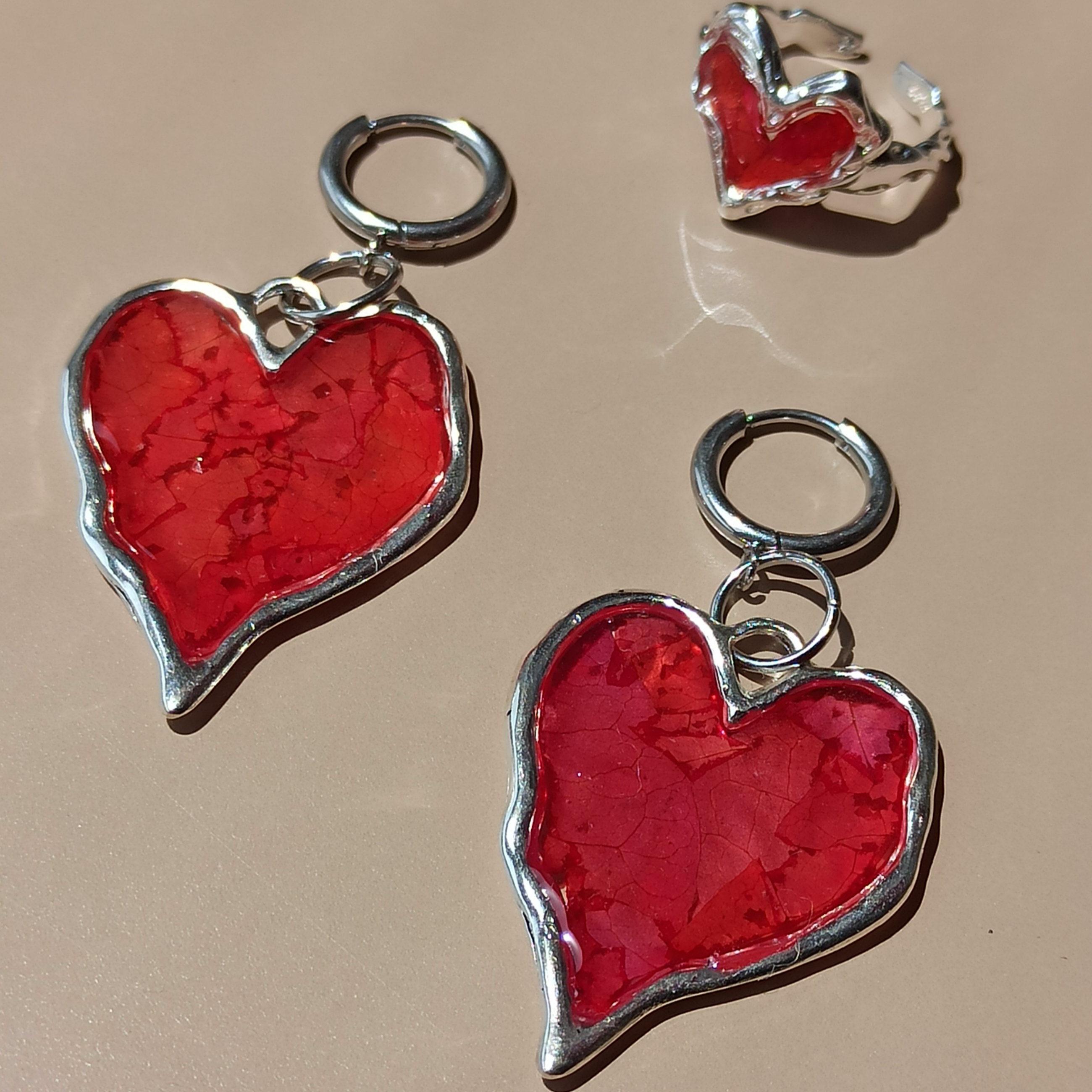 Pendientes My heart buganvilla ♥️